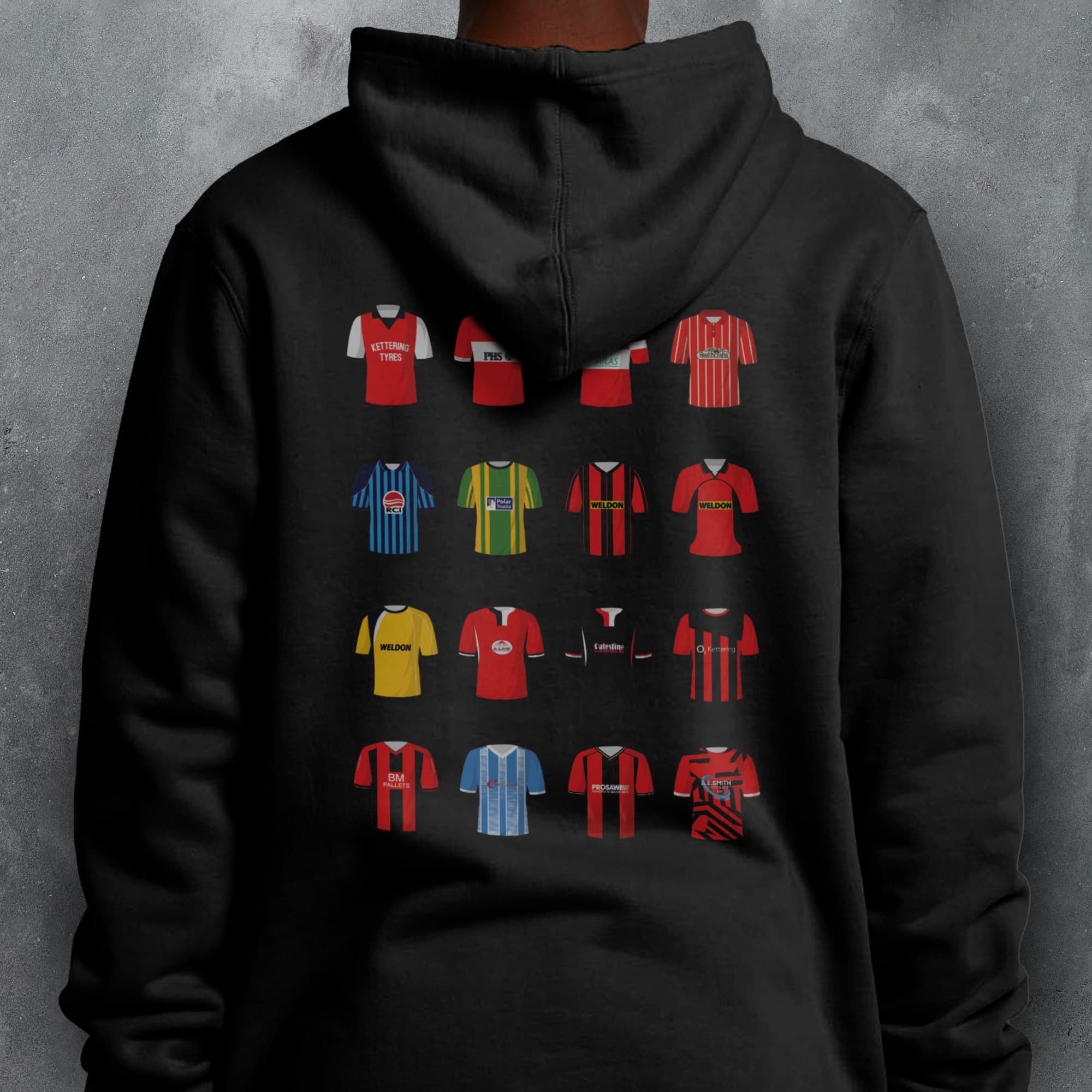 Kettering Classic Kits Football Hoodie