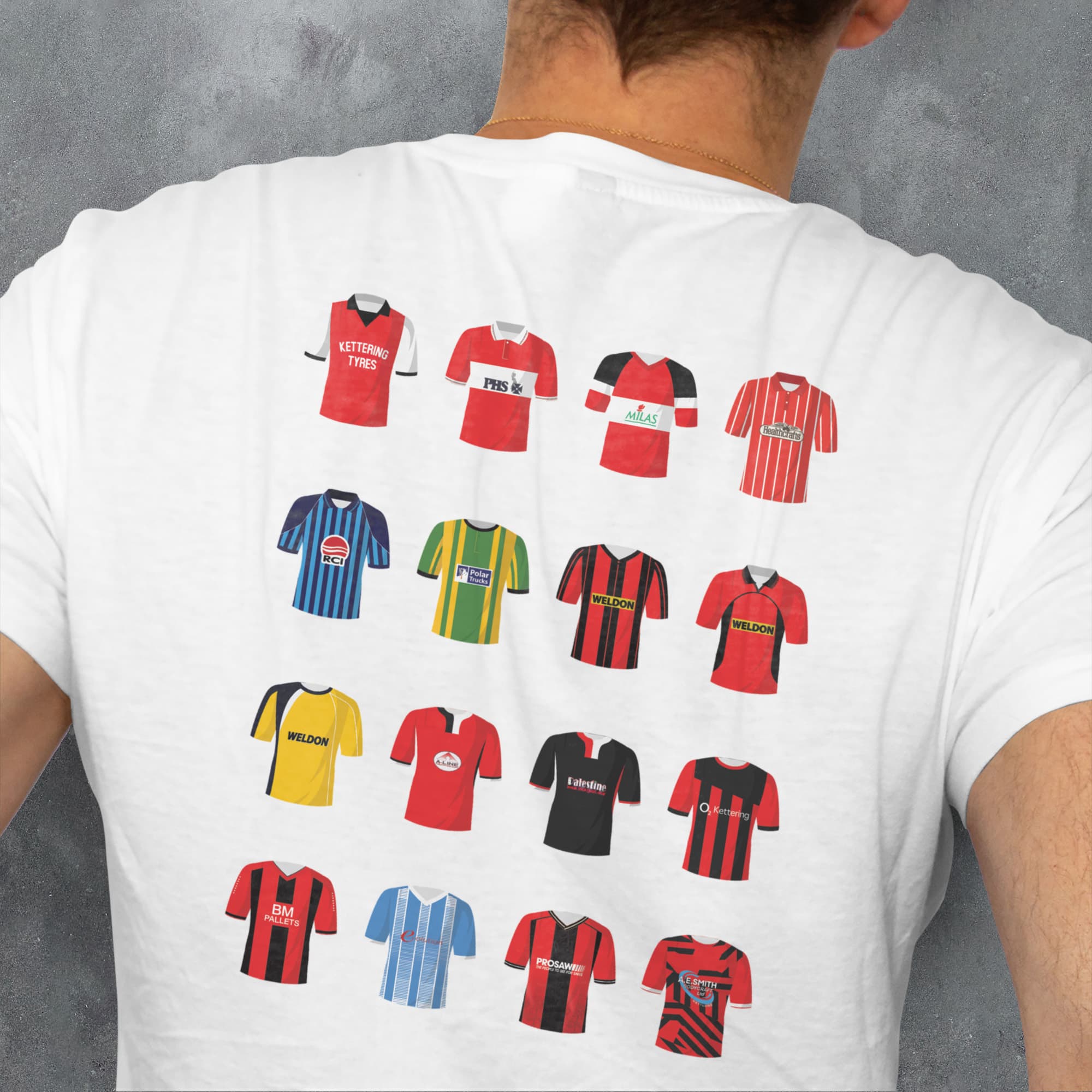 Kettering Classic Kits Football T-Shirt