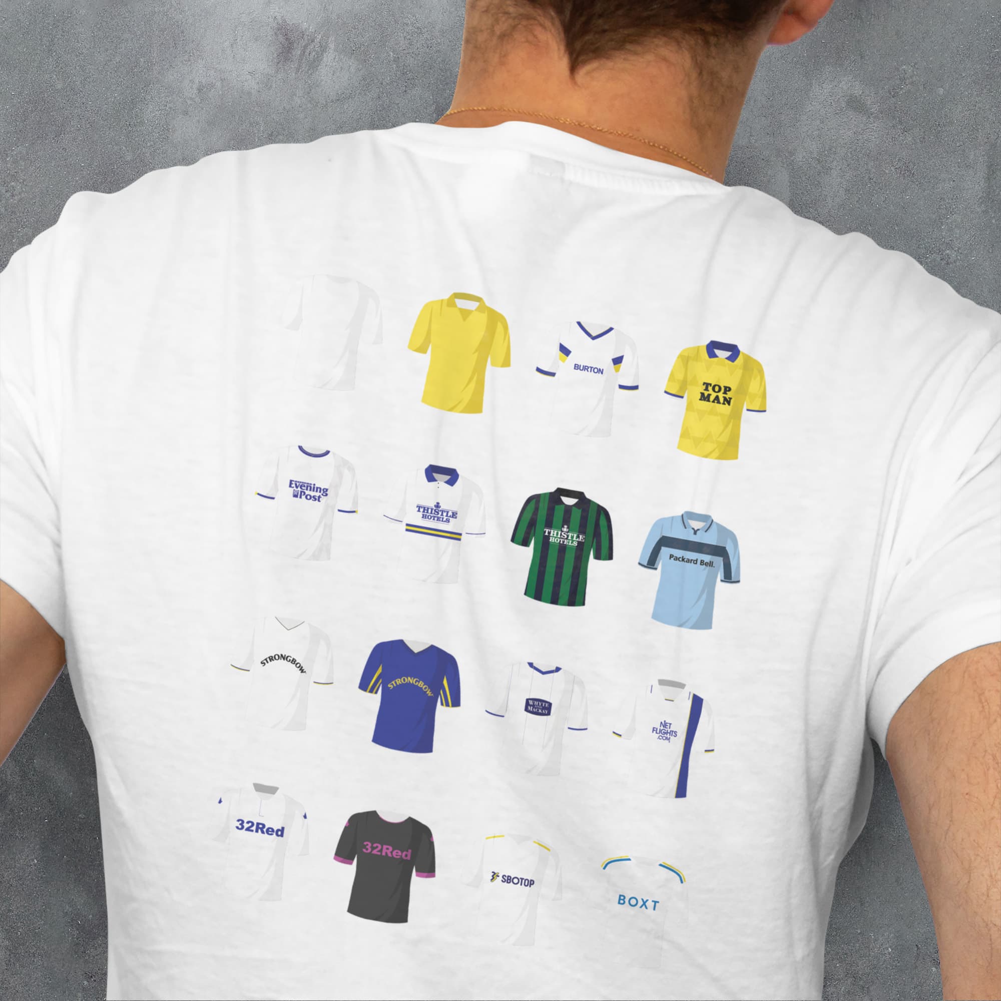 Leeds Classic Kits Football T-Shirt