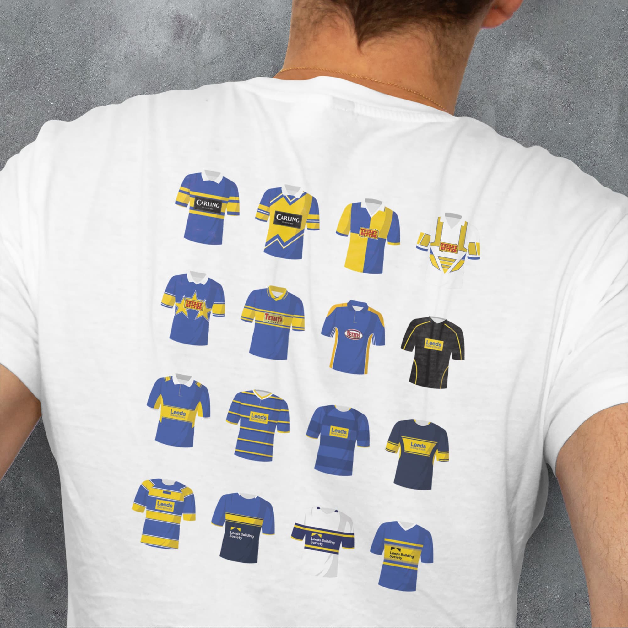 Leeds Rugby League Classic Kits T-Shirt