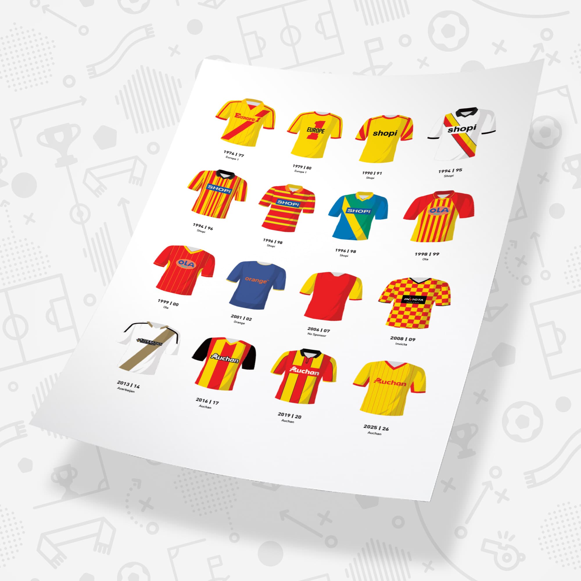 Lens Classic Kits Football Team Print