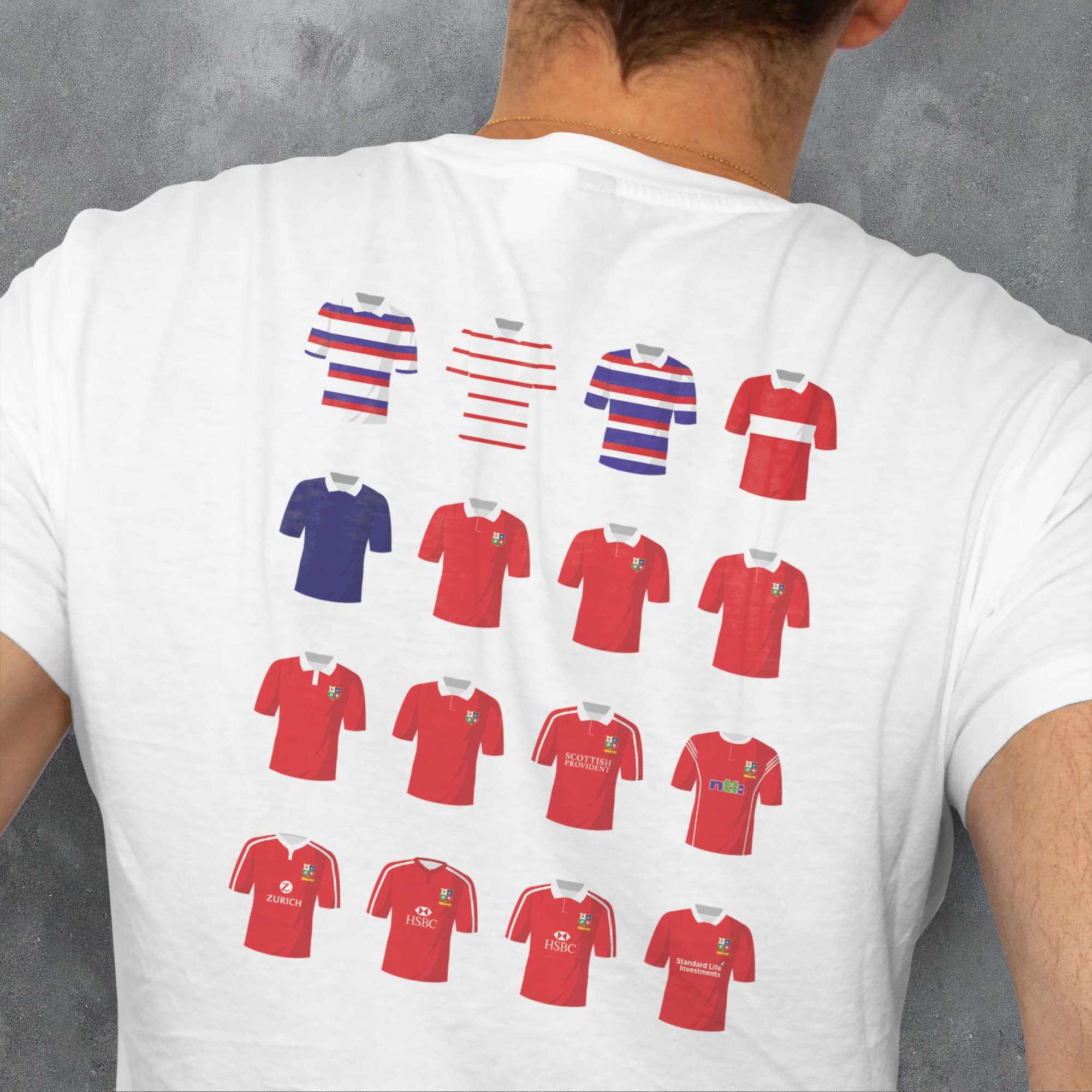 Lions Rugby Union Classic Kits T-Shirt