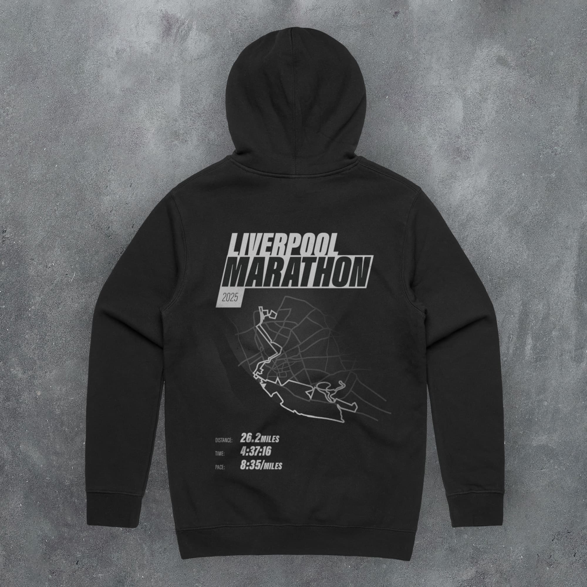 PERSONALISED Liverpool Marathon Finishers 'Amazing Pace' Hoodie