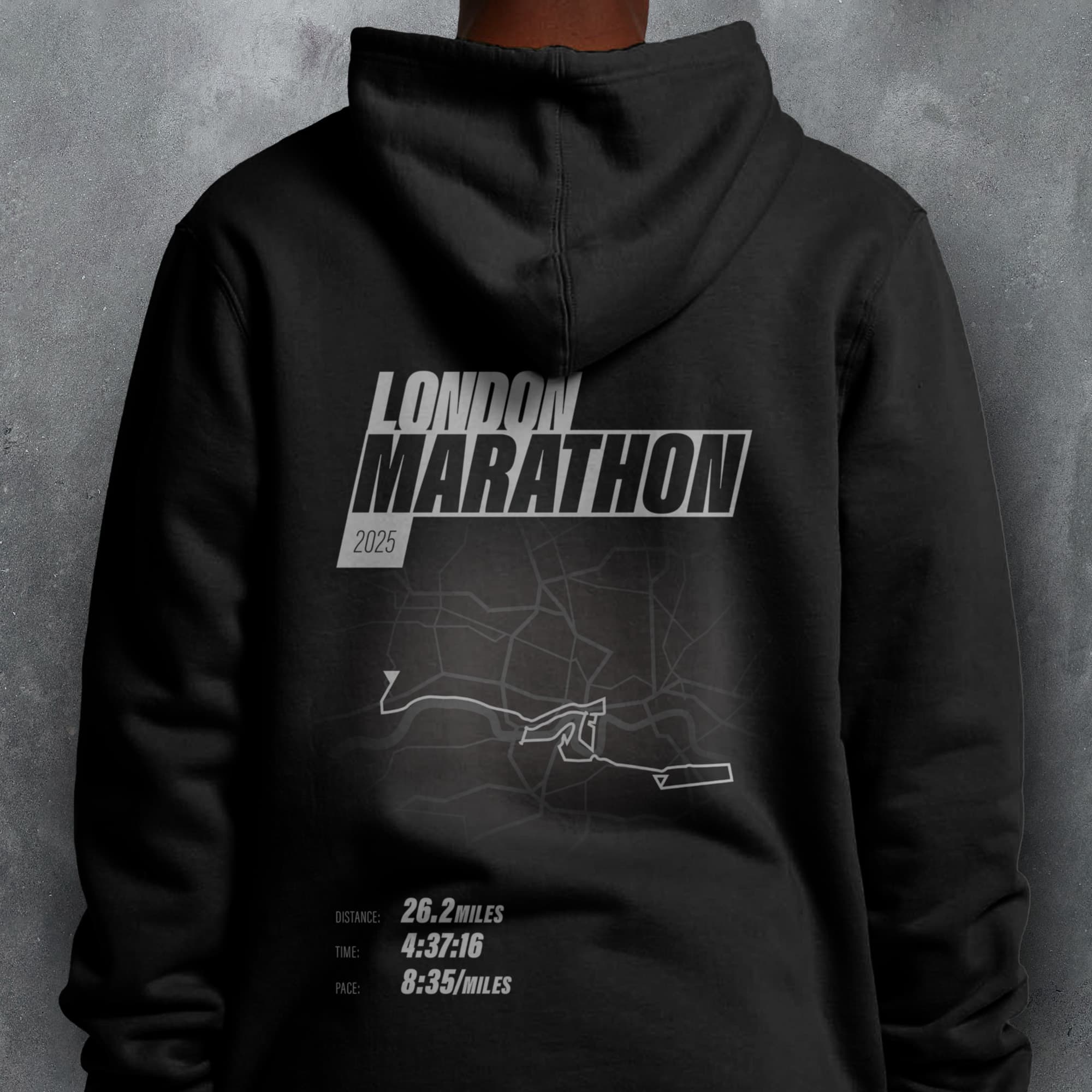 PERSONALISED London Marathon Finishers 'Amazing Pace' Hoodie