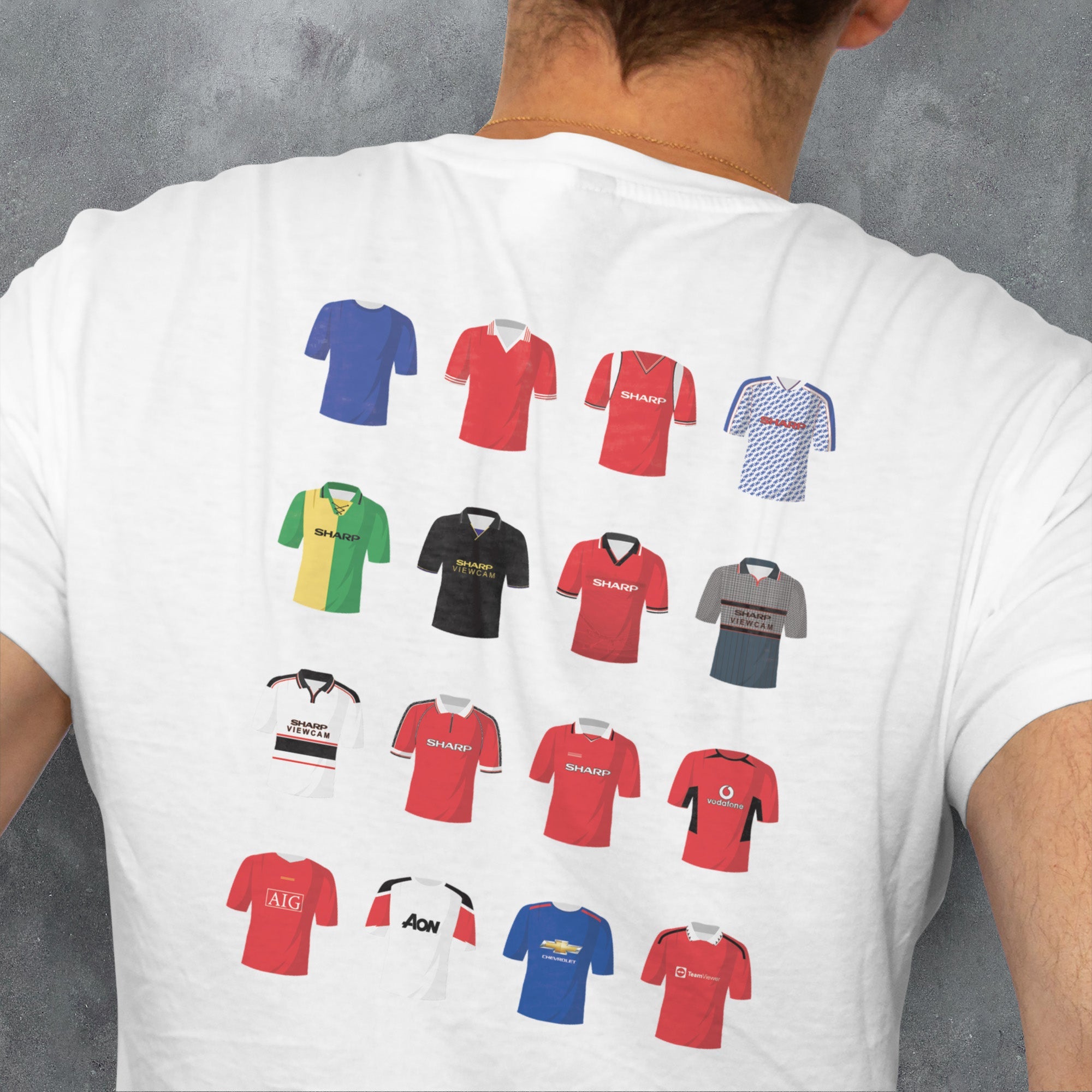 Manchester Utd Classic Kits Football T-Shirt