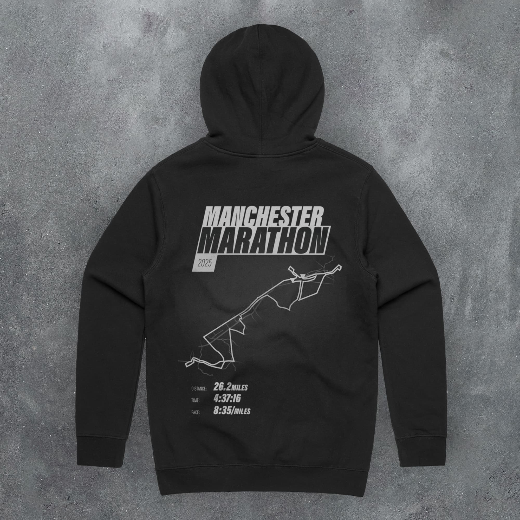 PERSONALISED Manchester Marathon Finishers 'Amazing Pace' Hoodie