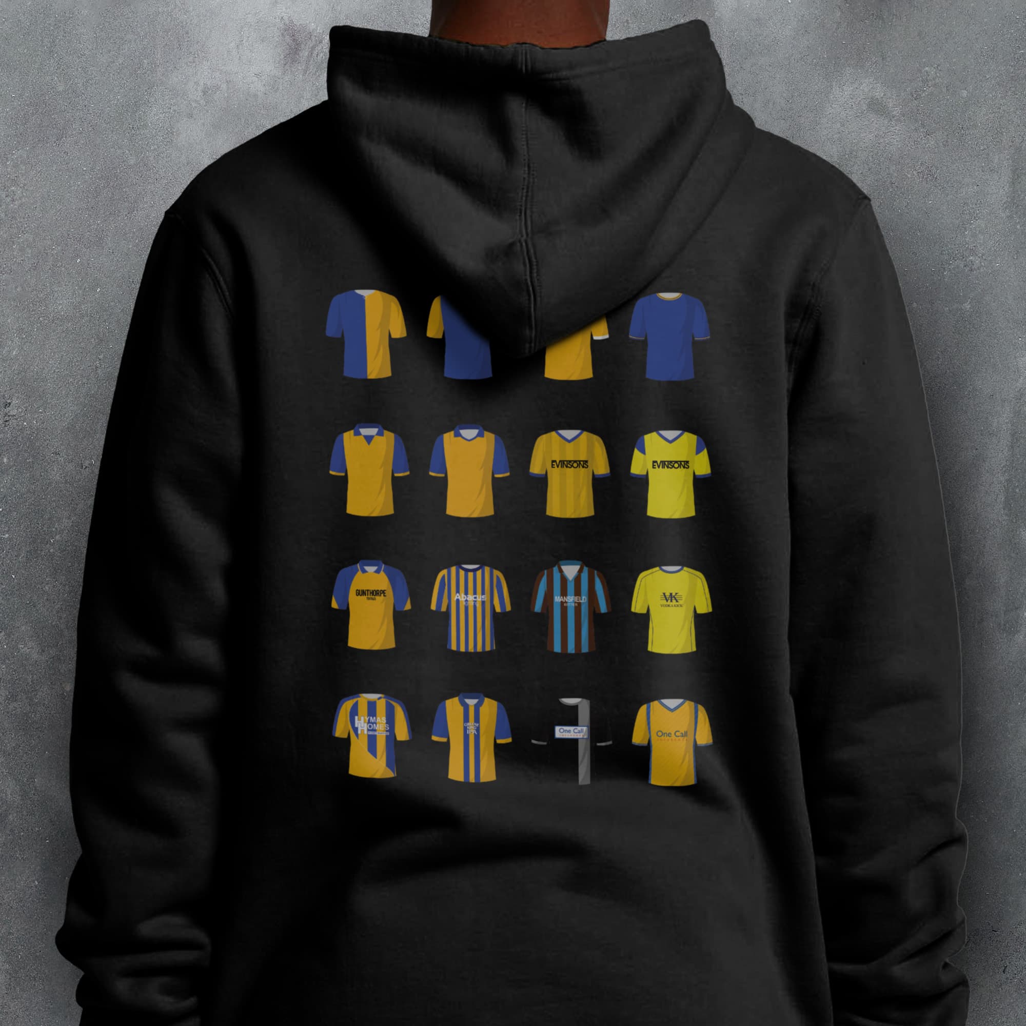 Mansfield Classic Kits Football Hoodie