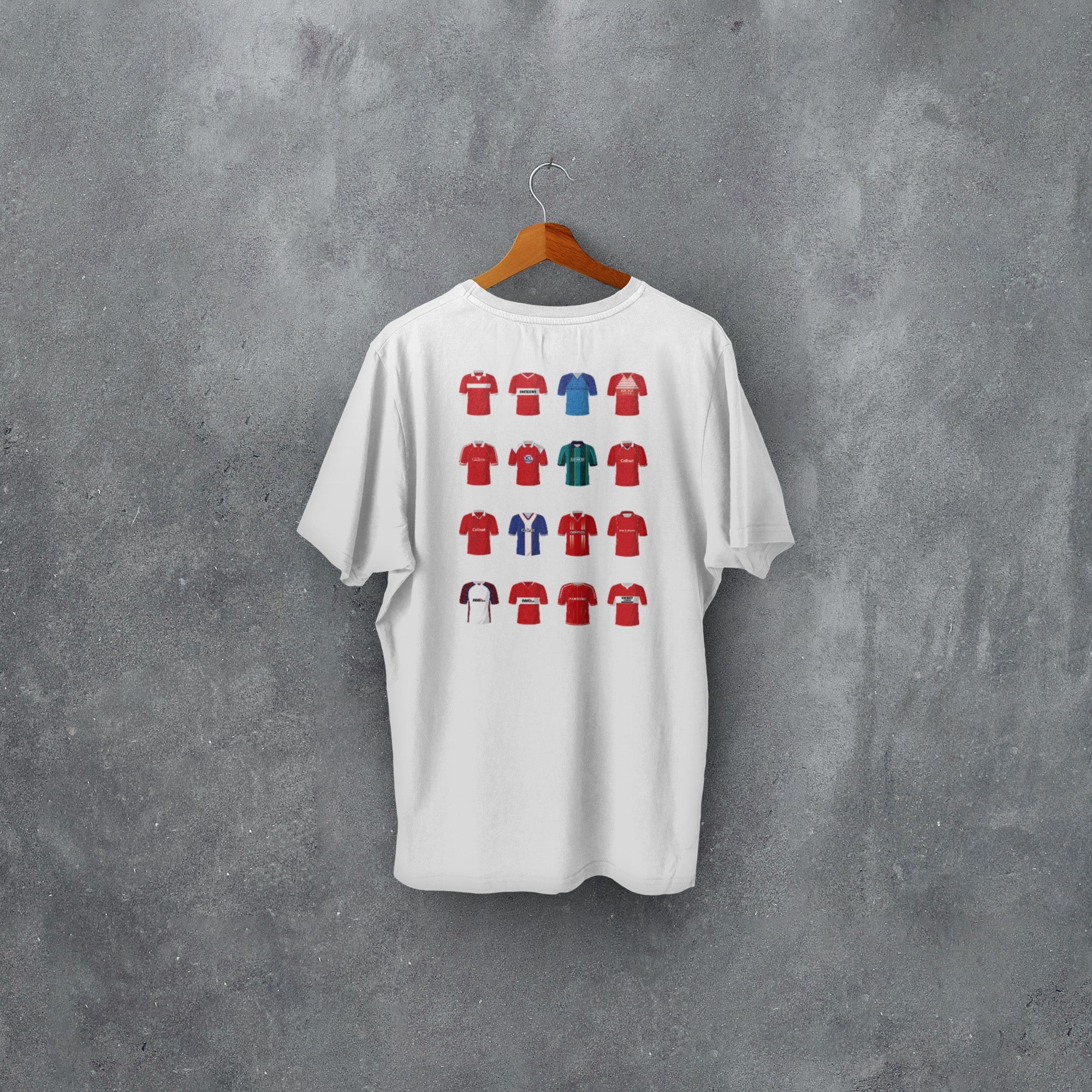Middlesbrough Classic Kits Football T-Shirt
