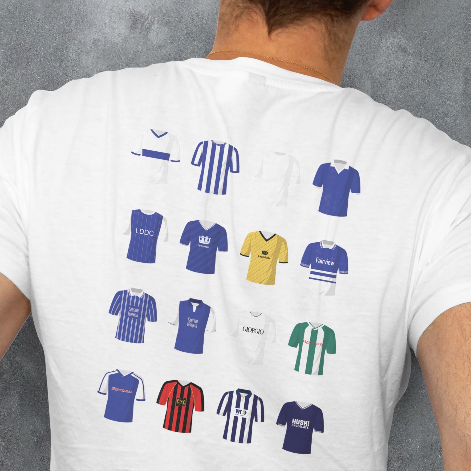 Millwall Classic Kits Football T-Shirt
