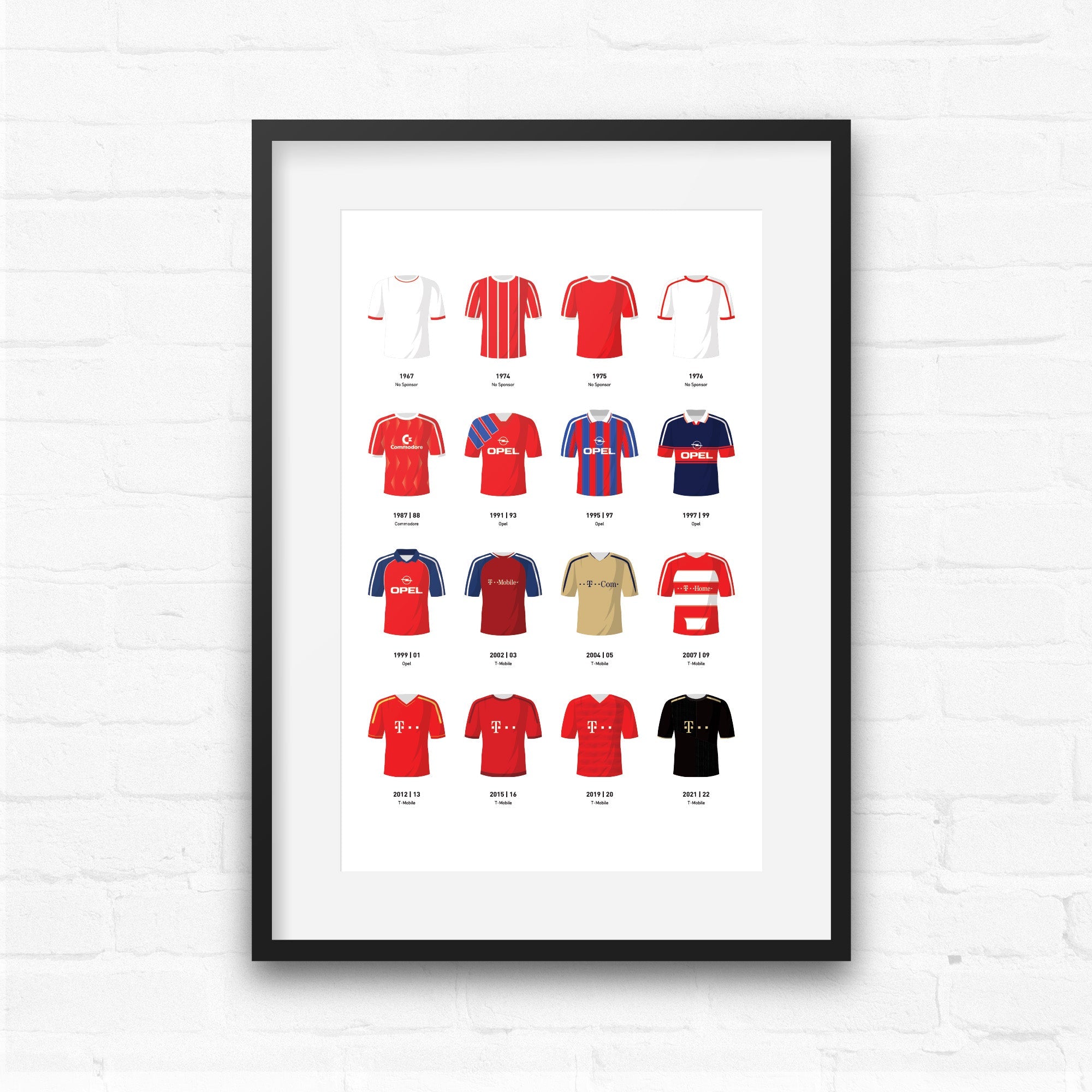 Munich Classic Kits Football Team Print Good Team On Paper