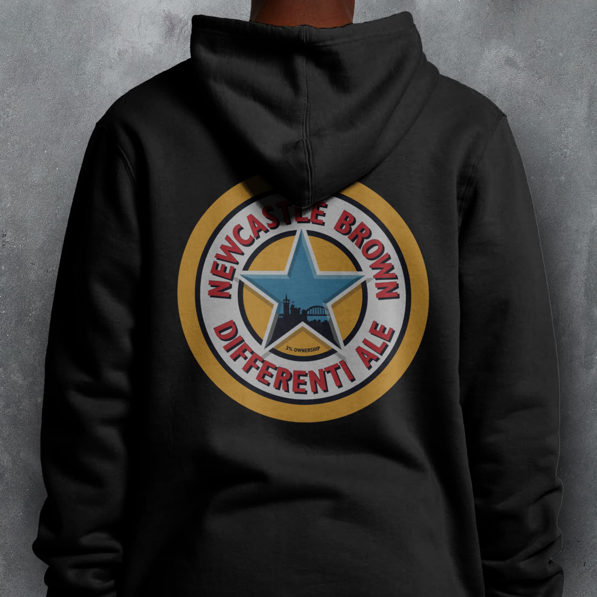 Fantasy League Football FPL 'Off The Bar' Newcastle Brown Differentiale Hoodie
