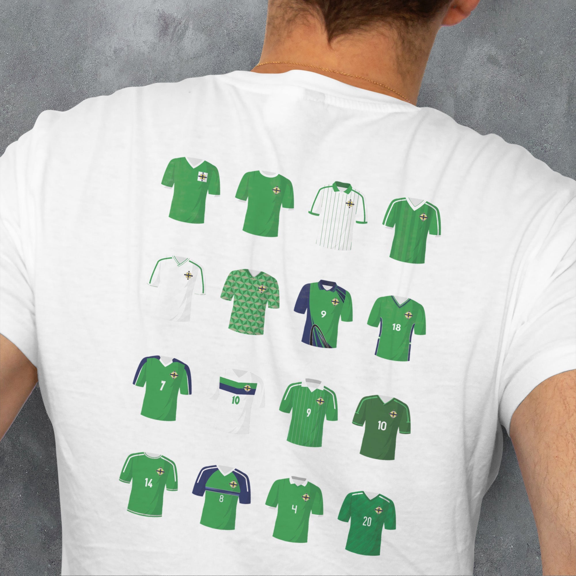 Northern Ireland Classic Kits Football T-Shirt