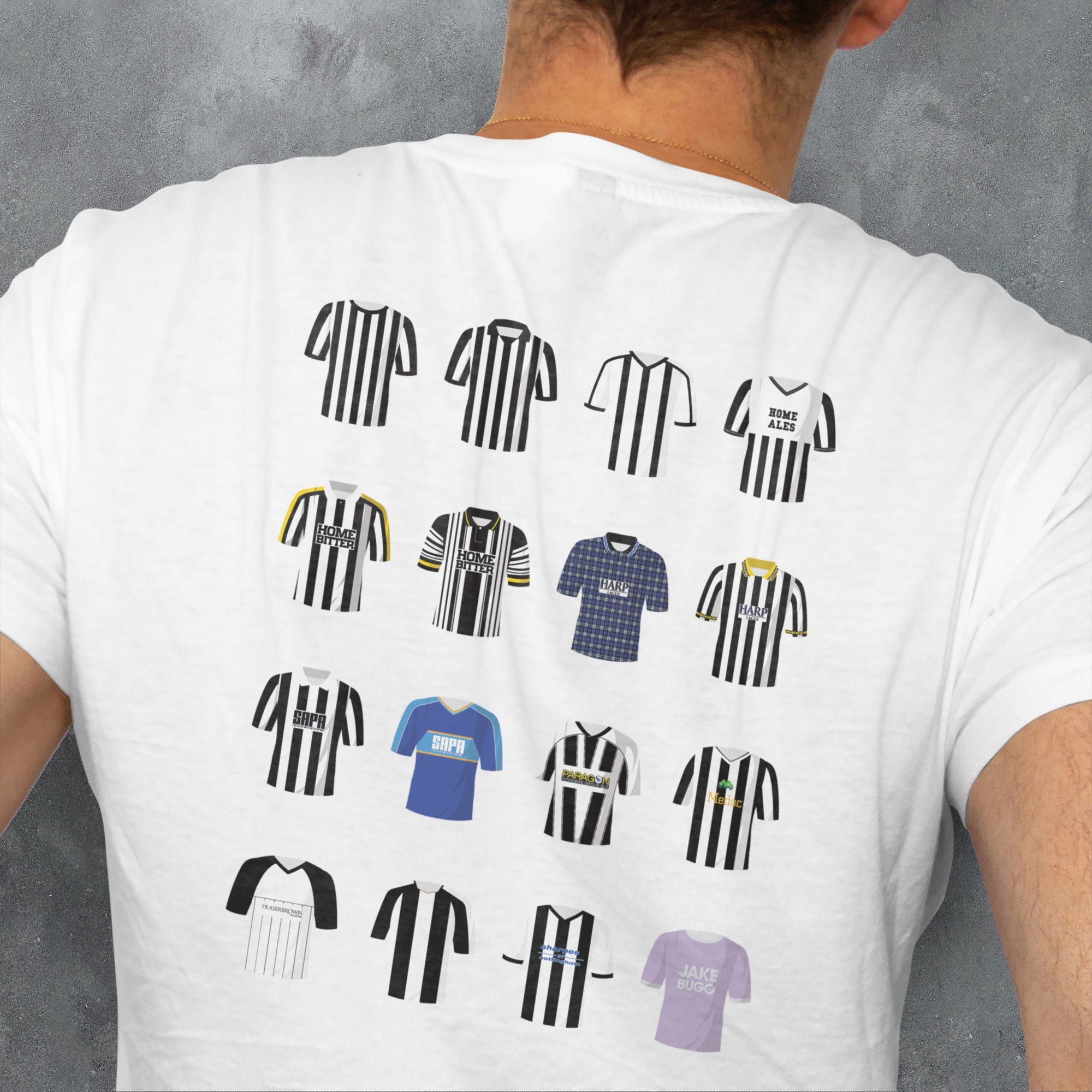 Notts County Classic Kits Football T-Shirt