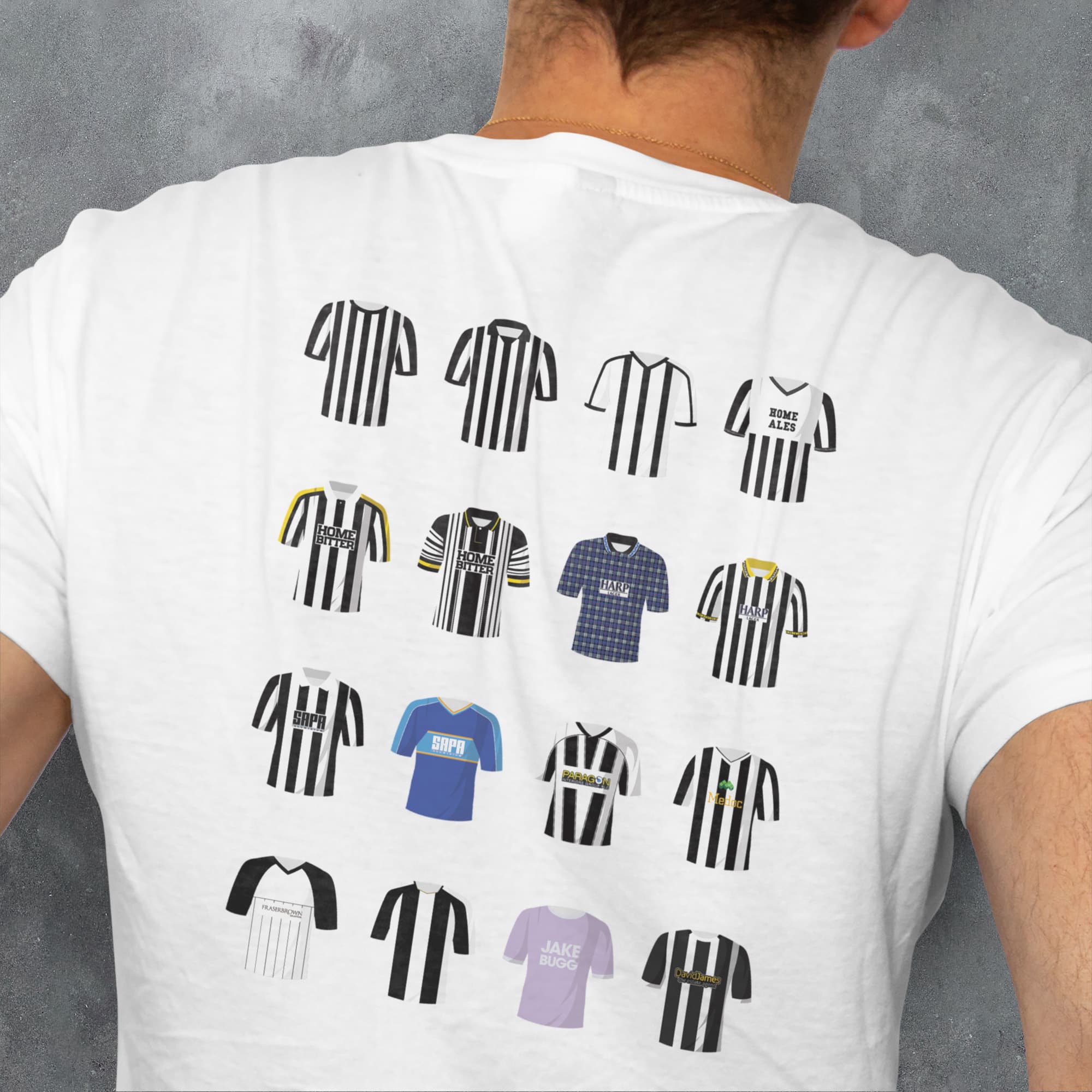 Notts County Classic Kits Football T-Shirt