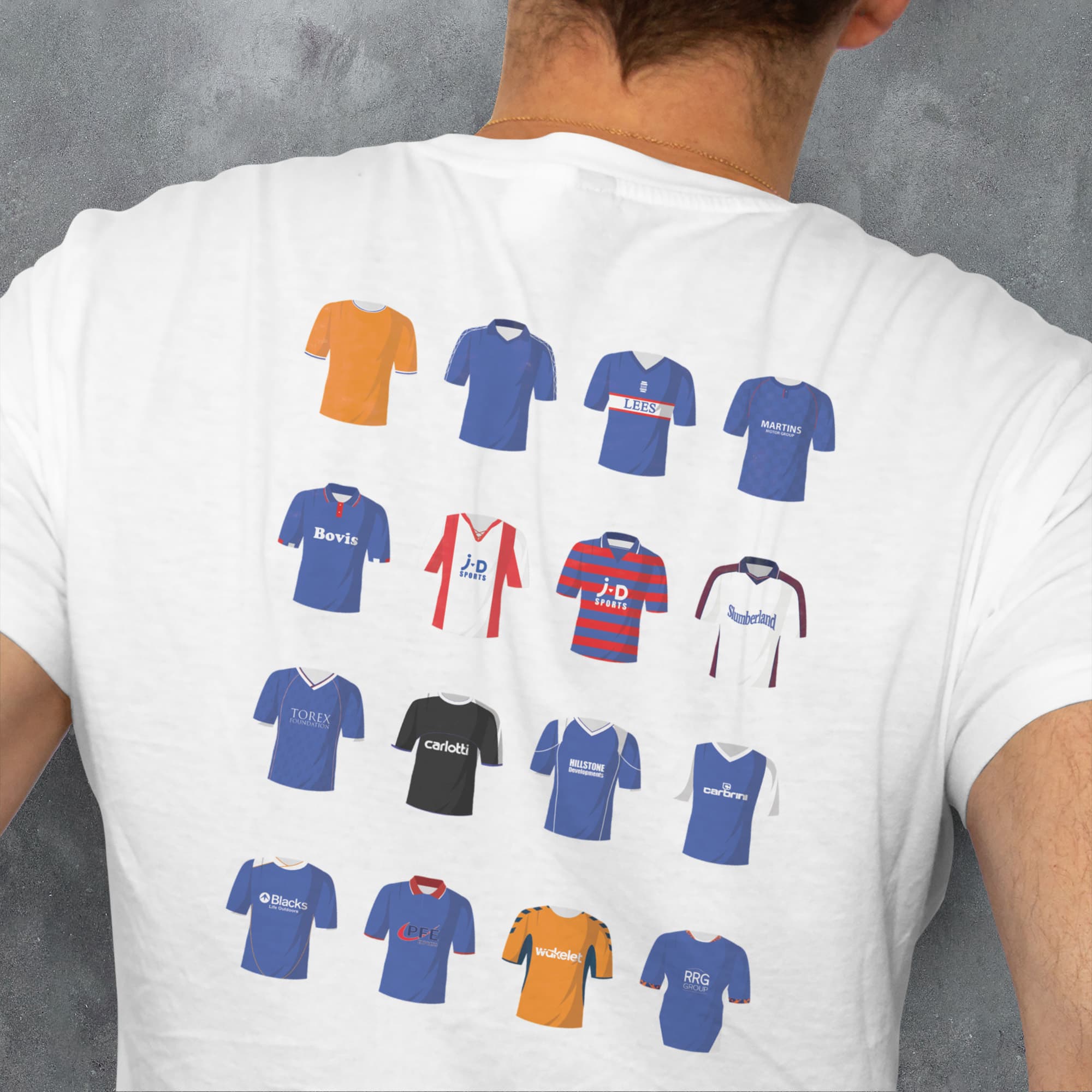 Oldham Classic Kits Football T-Shirt