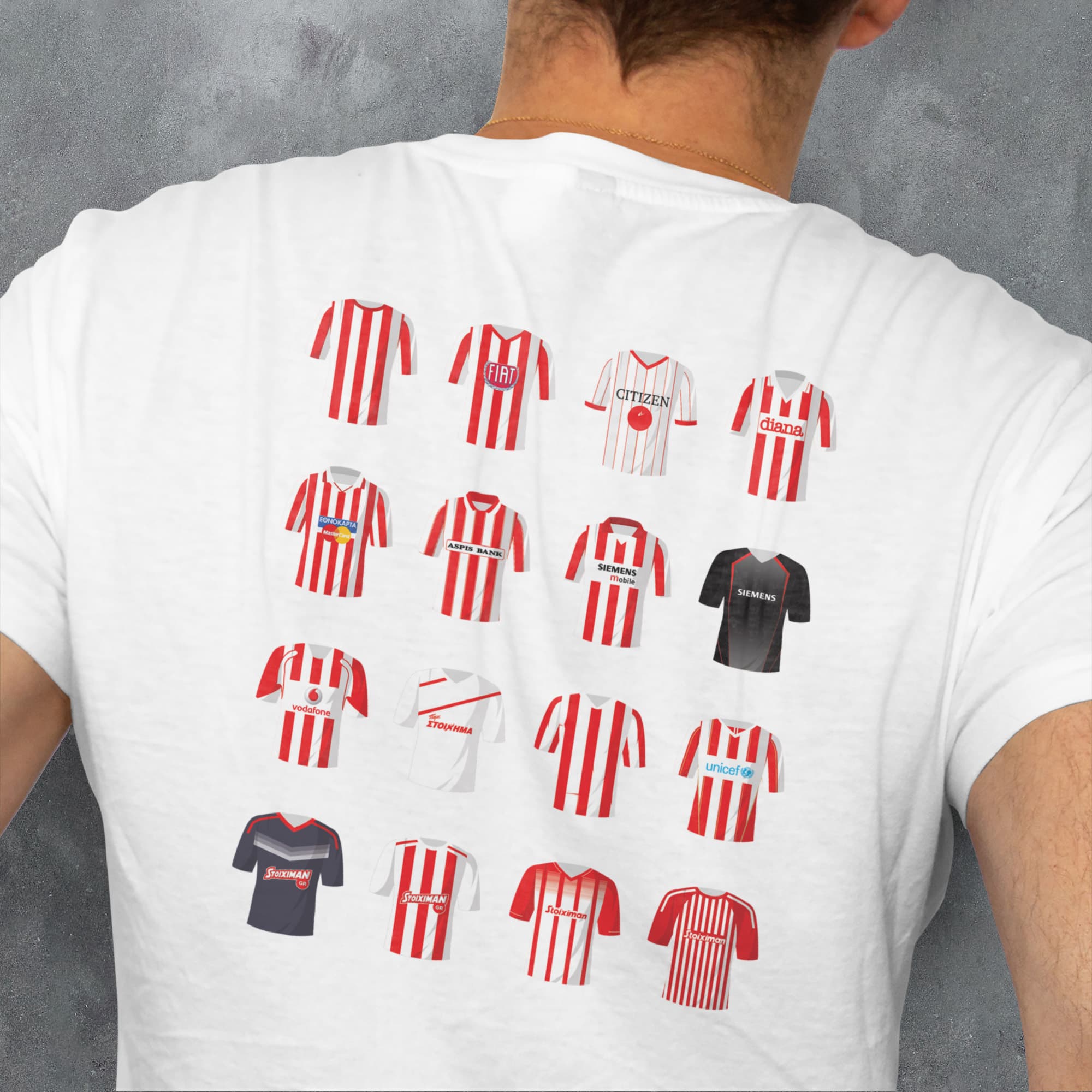 Olympiacos Classic Kits Football T-Shirt