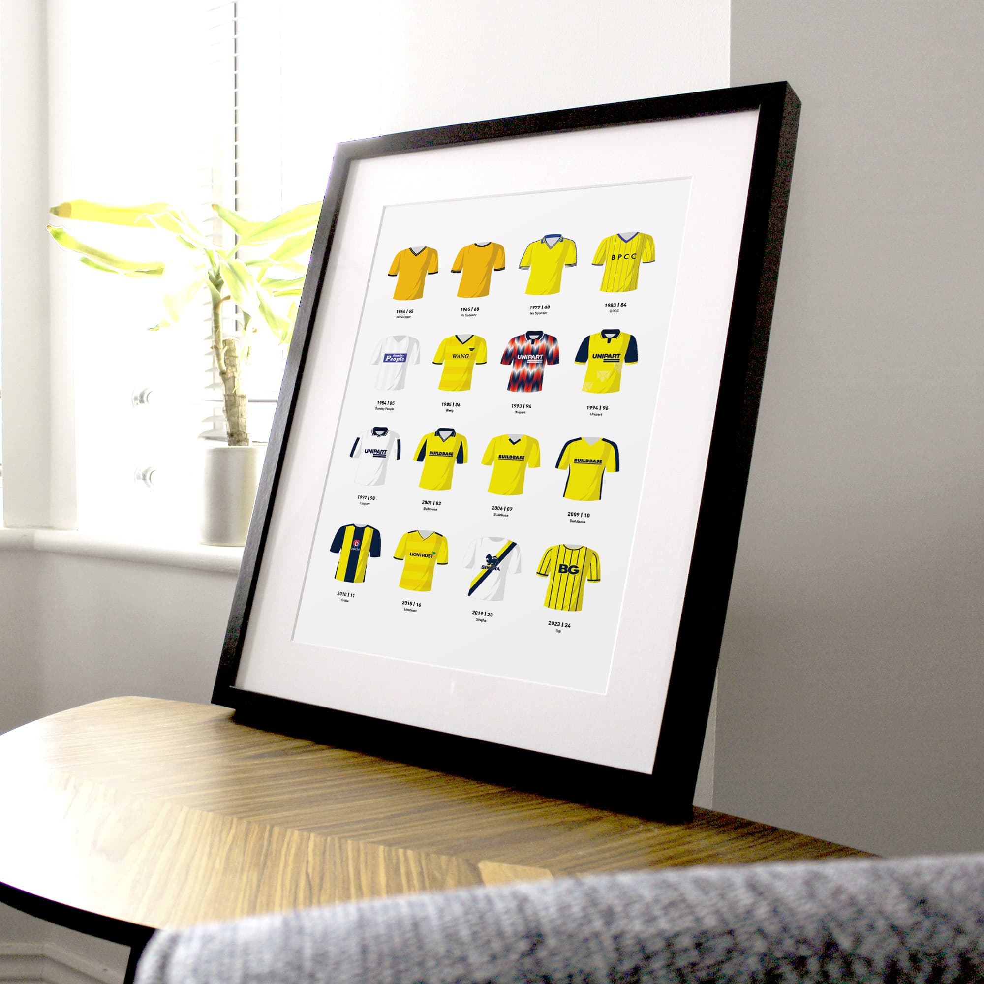 Oxford Classic Kits Football Team Print