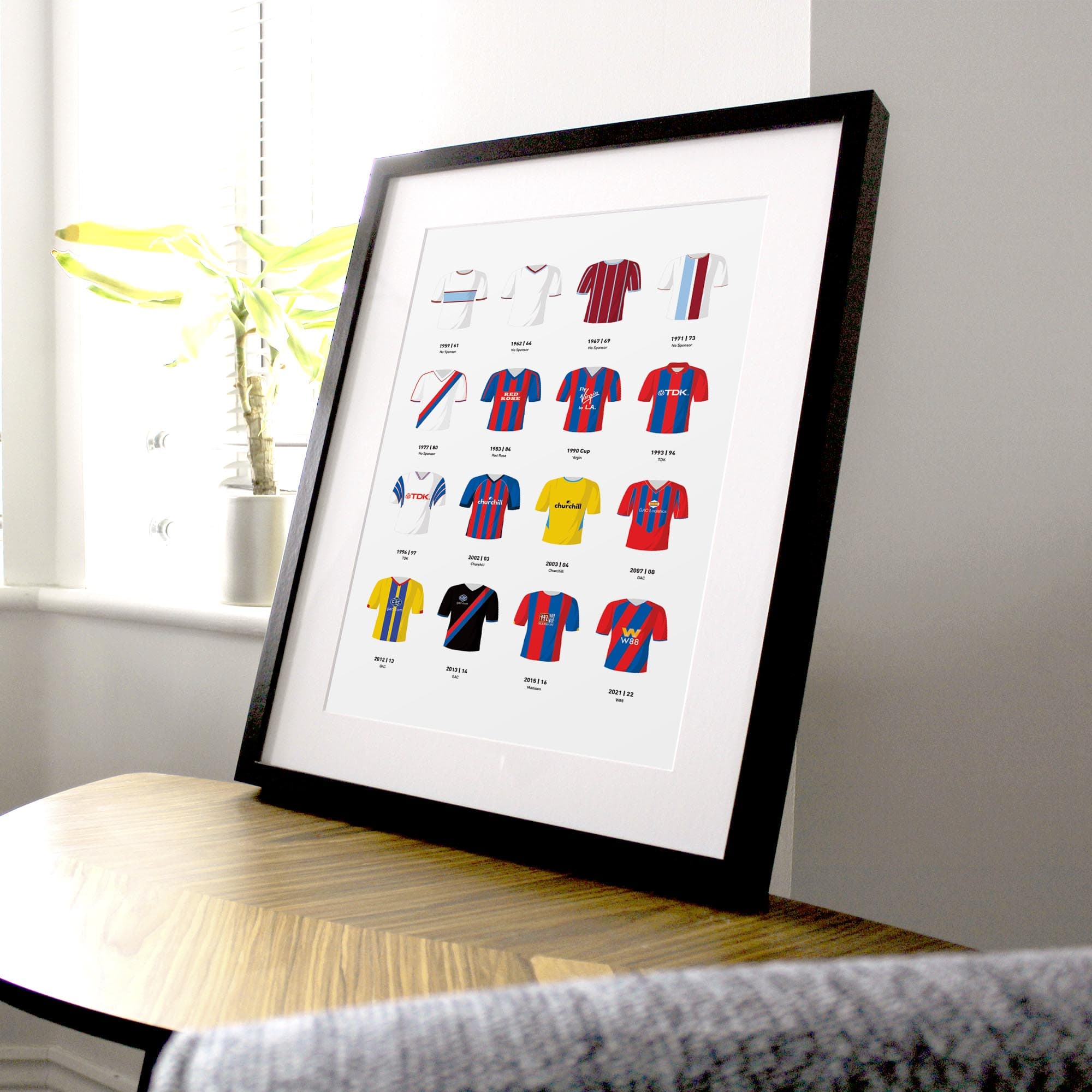 Palace Classic Kits Football Team Print Good Team On Paper