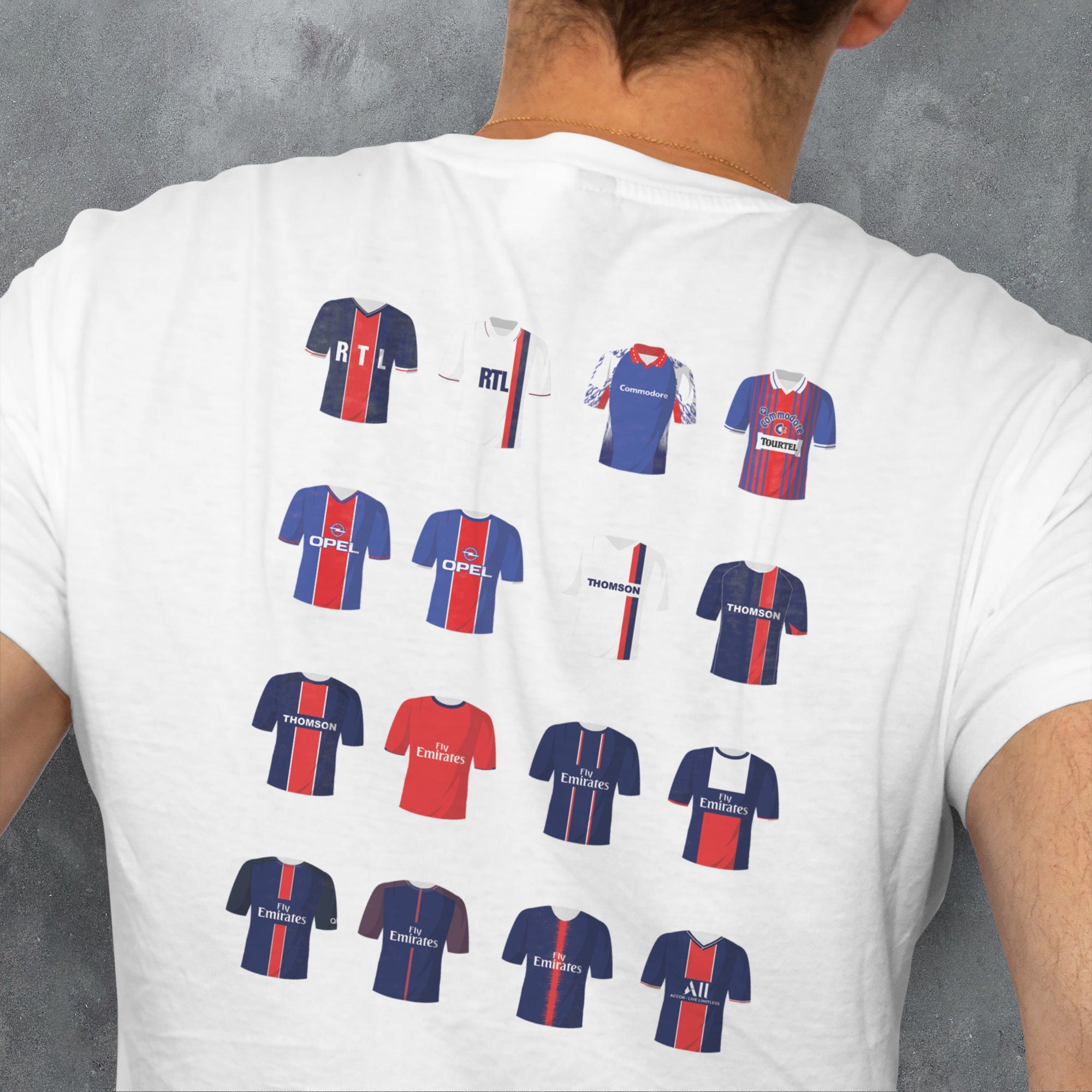 Paris SG Classic Kits Football T-Shirt