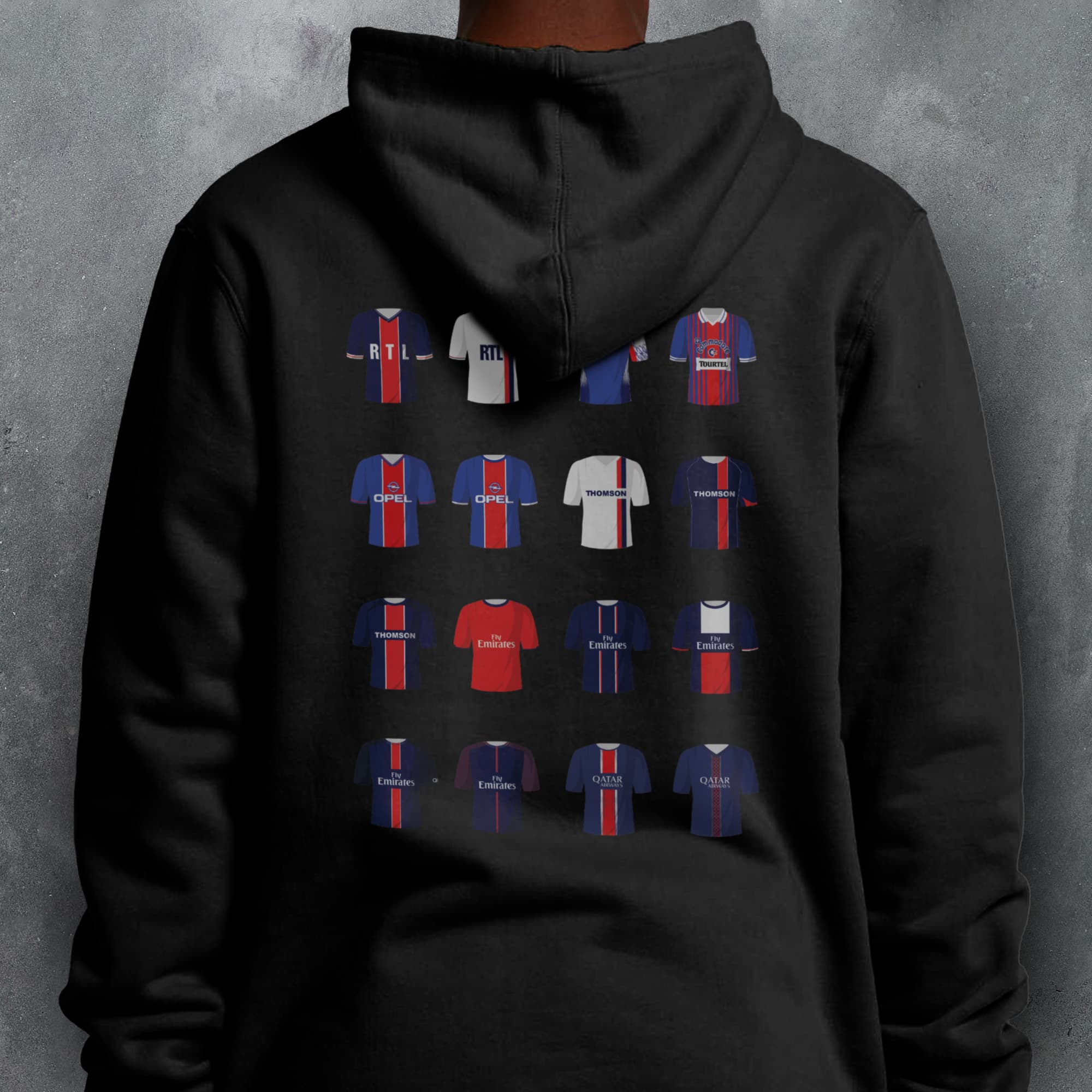 Paris SG Classic Kits Football Hoodie