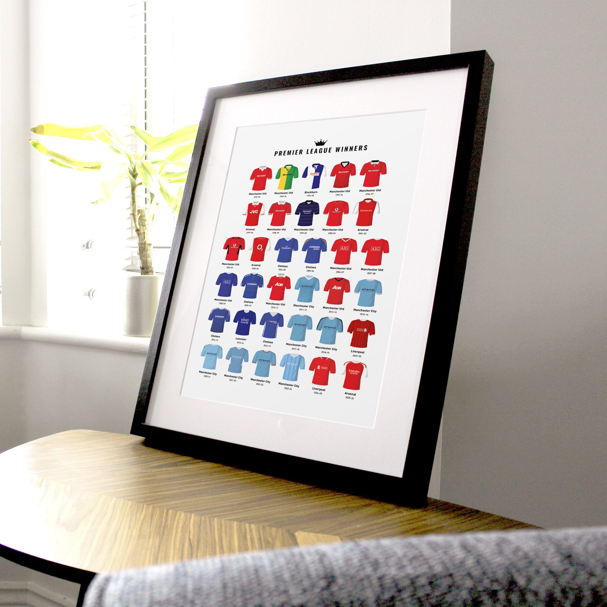 Premier Winners Football Print