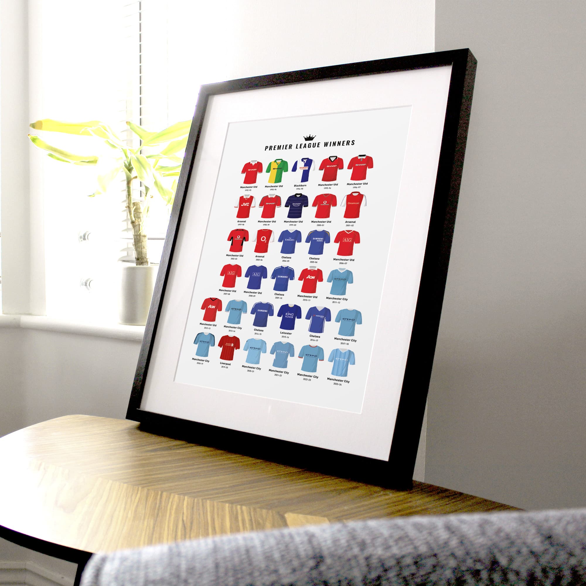 Premier Winners Football Print