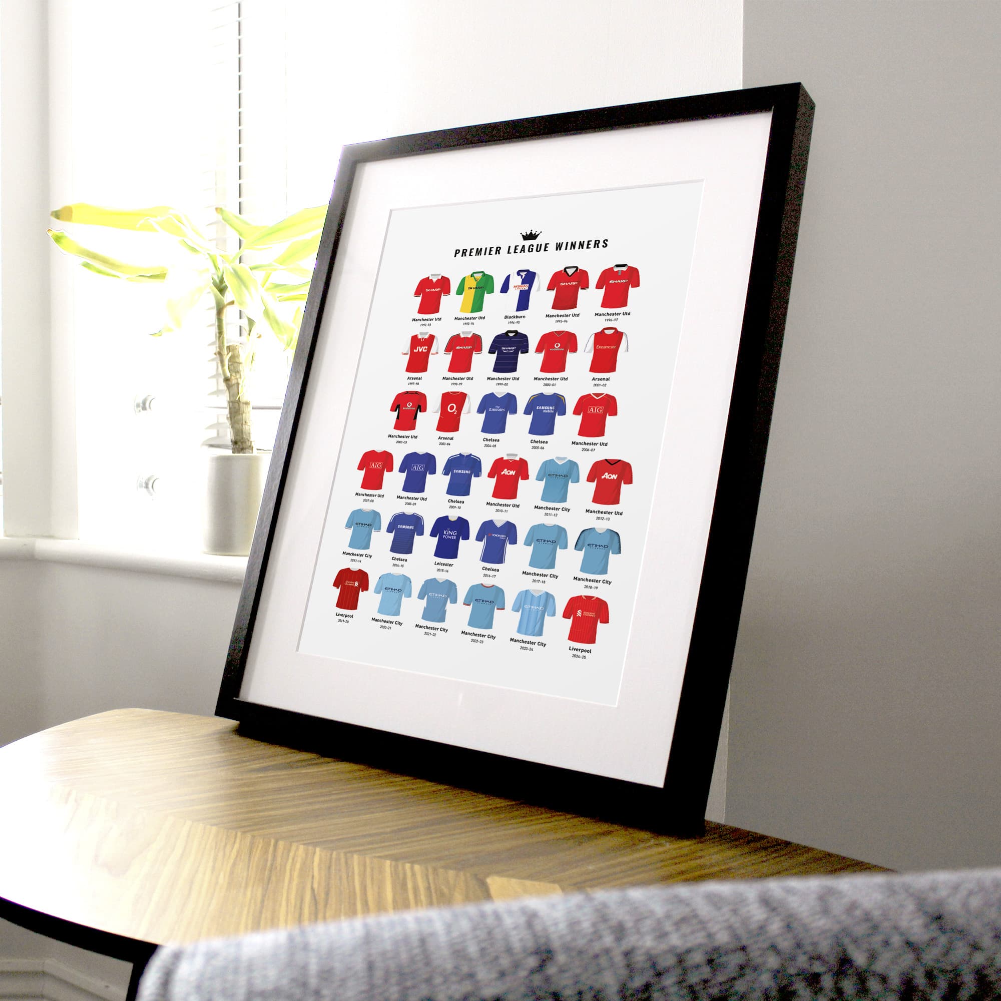 Premier Winners Football Print