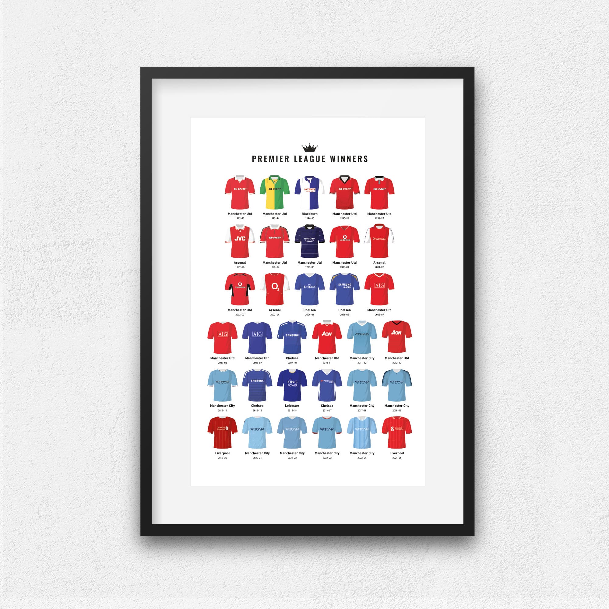 Premier Winners Football Print