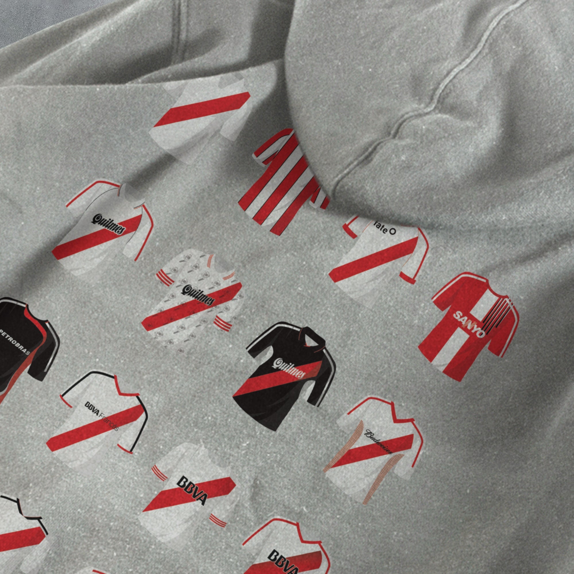 River Plate Classic Kits Football Hoodie Good Team On Paper
