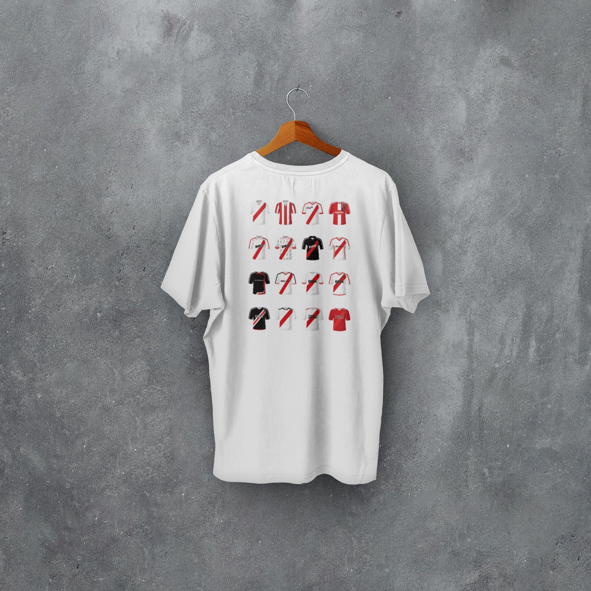 River Plate Classic Kits Football T-Shirt