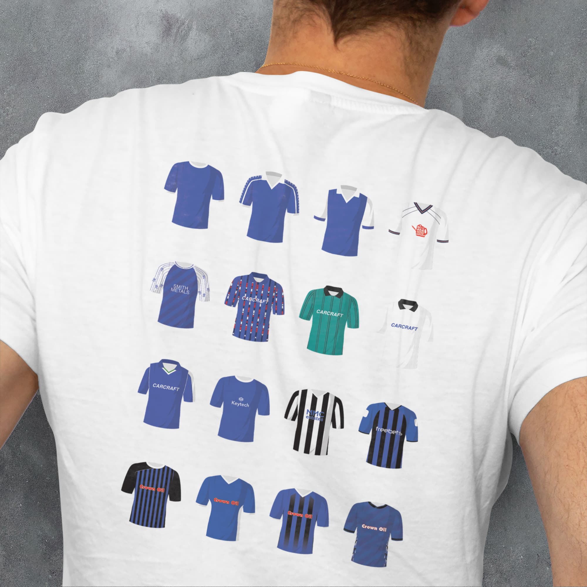 Rochdale Classic Kits Football T-Shirt