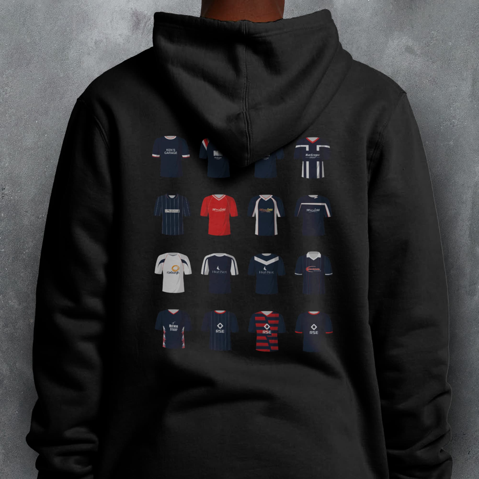 Ross County Classic Kits Football Hoodie