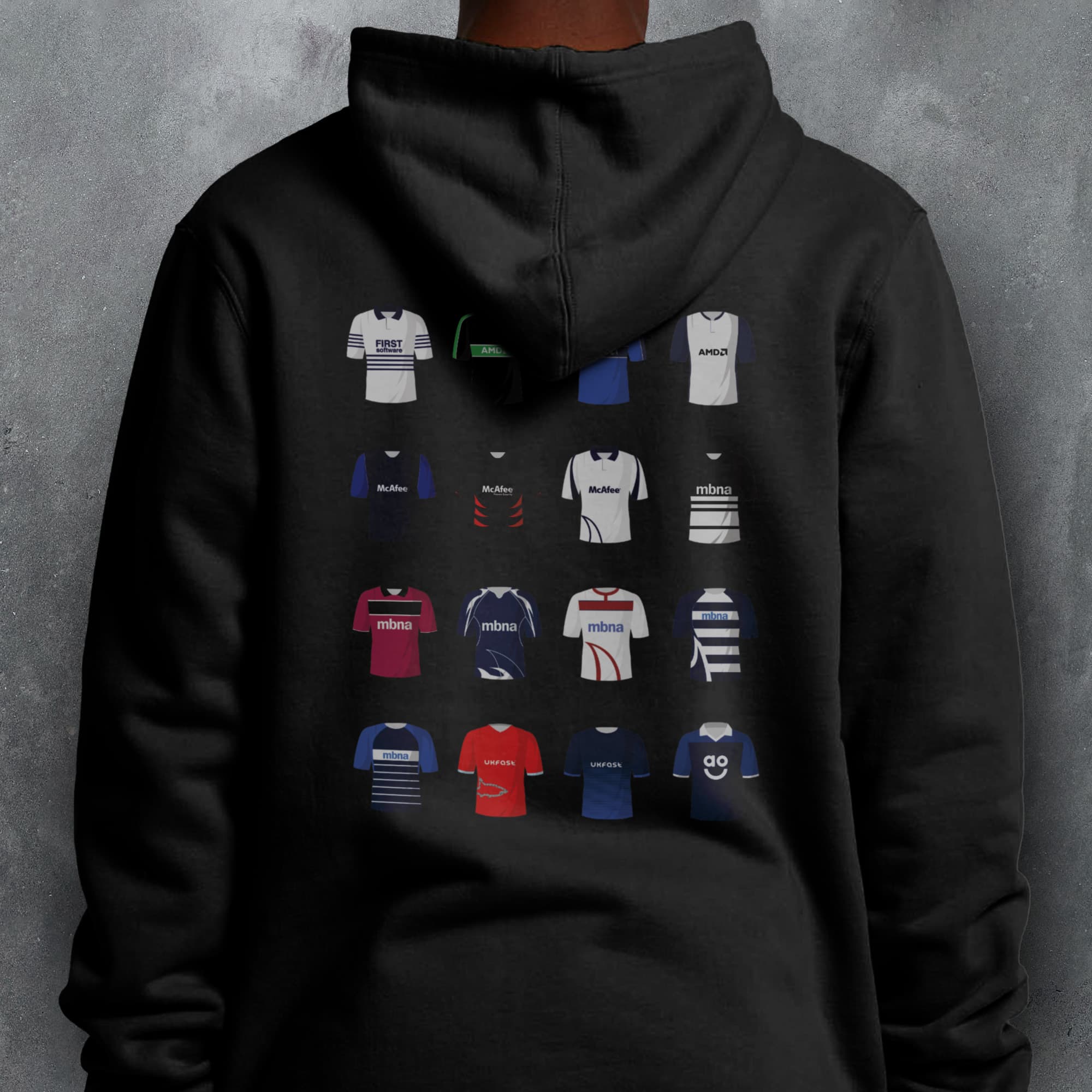 Sale Rugby Union Classic Kits Hoodie