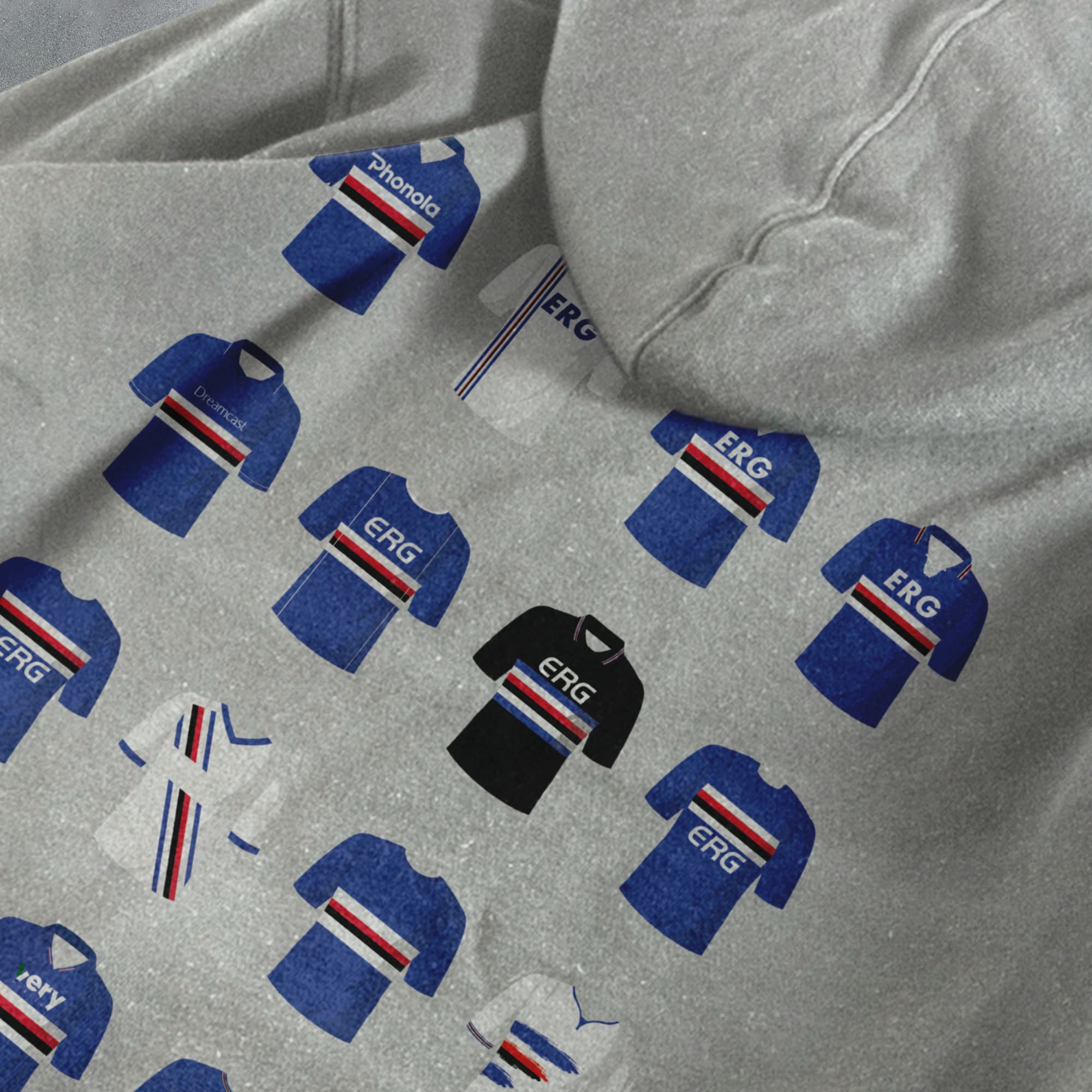 Sampdoria Classic Kits Football Hoodie