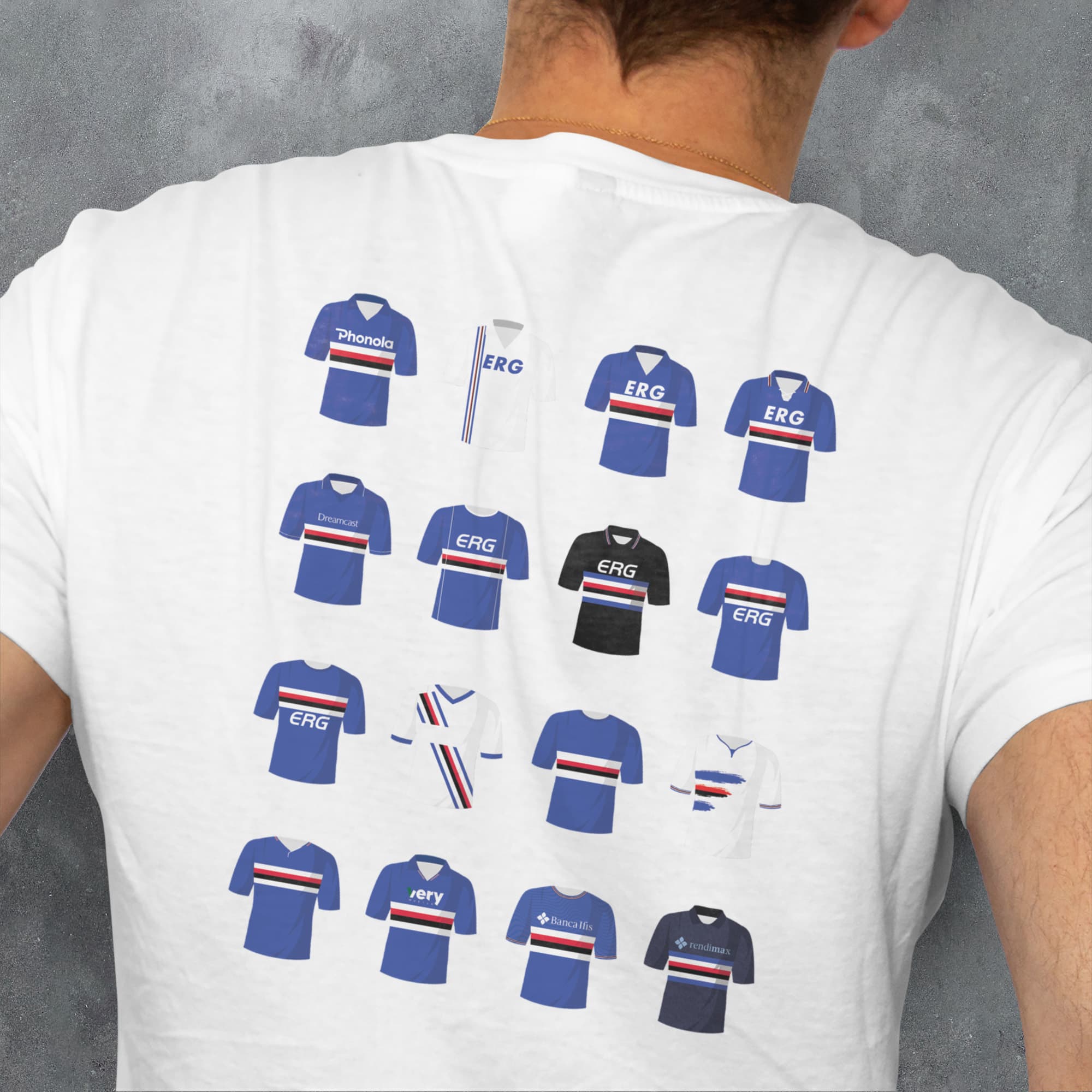 Sampdoria Classic Kits Football T-Shirt