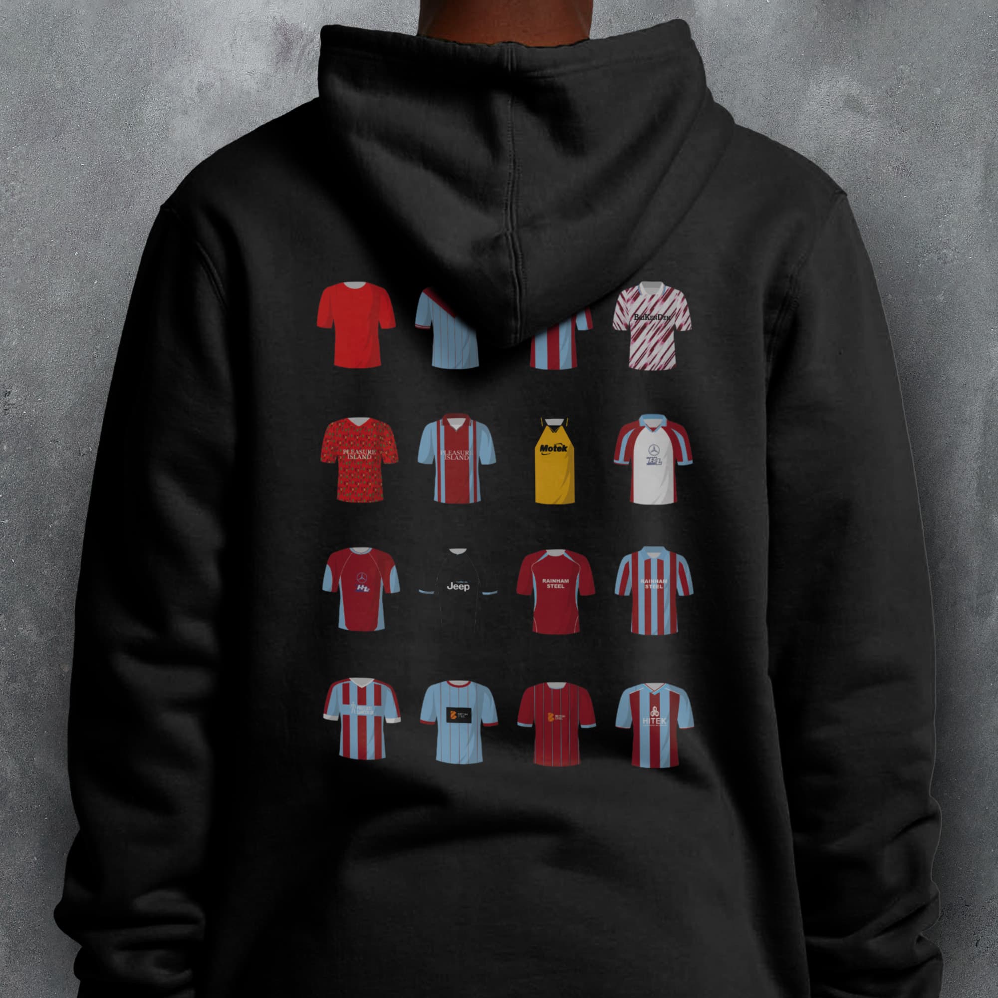 Scunthorpe Classic Kits Football Hoodie