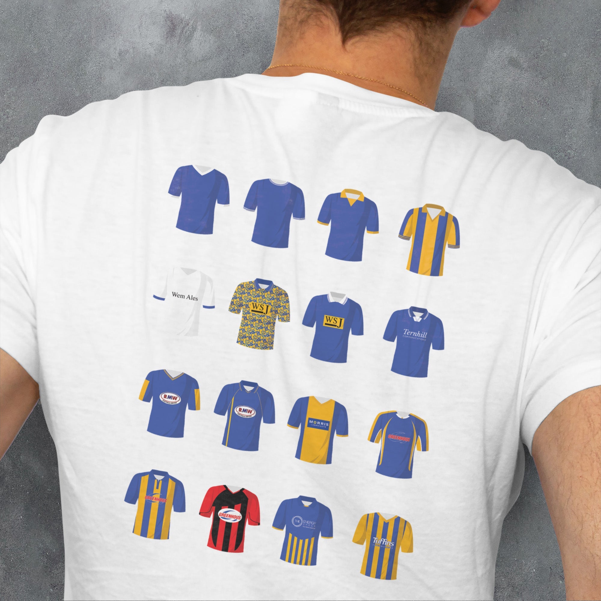 Shrewsbury Classic Kits Football T-Shirt