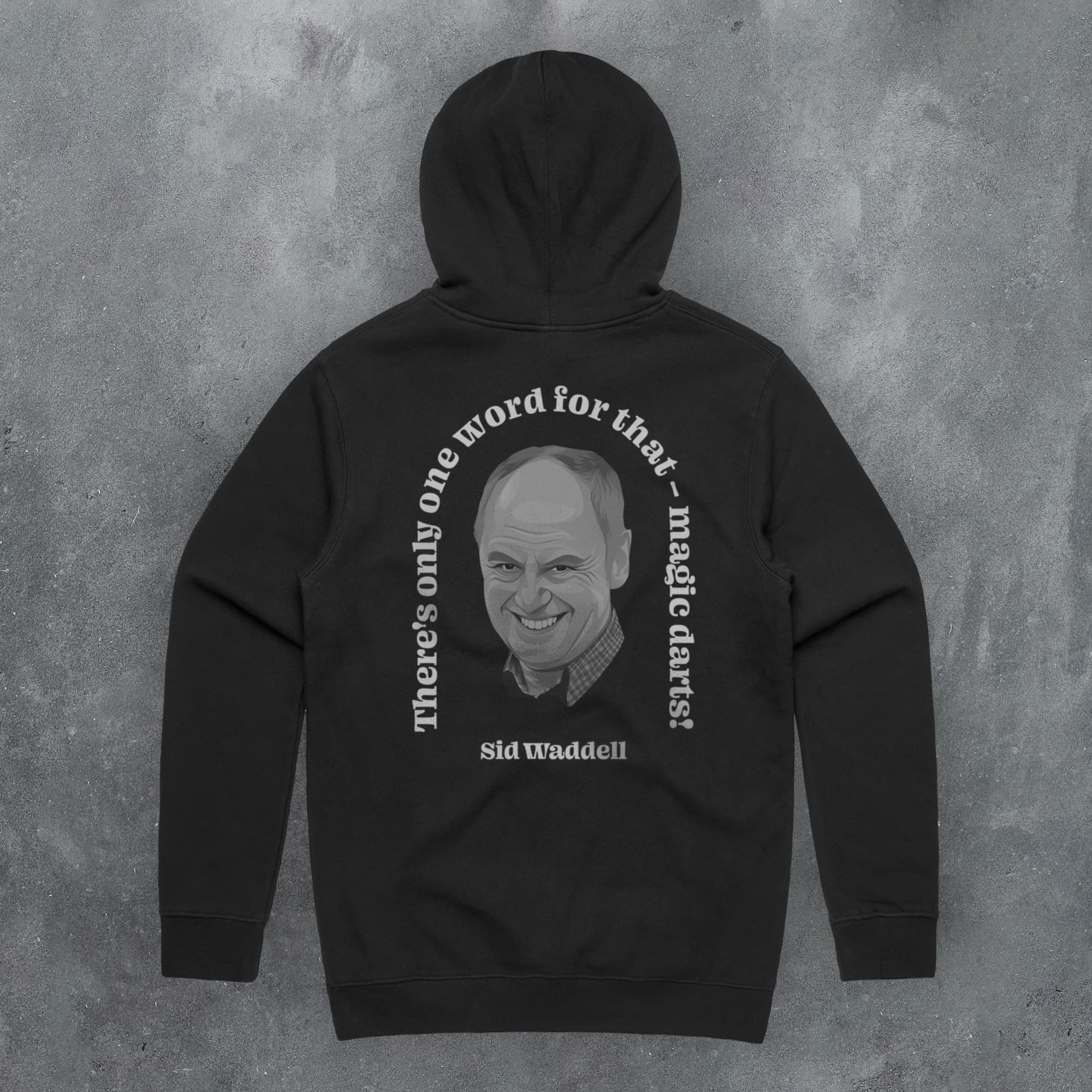Sid Waddell 'Darts Hero' Hoodie