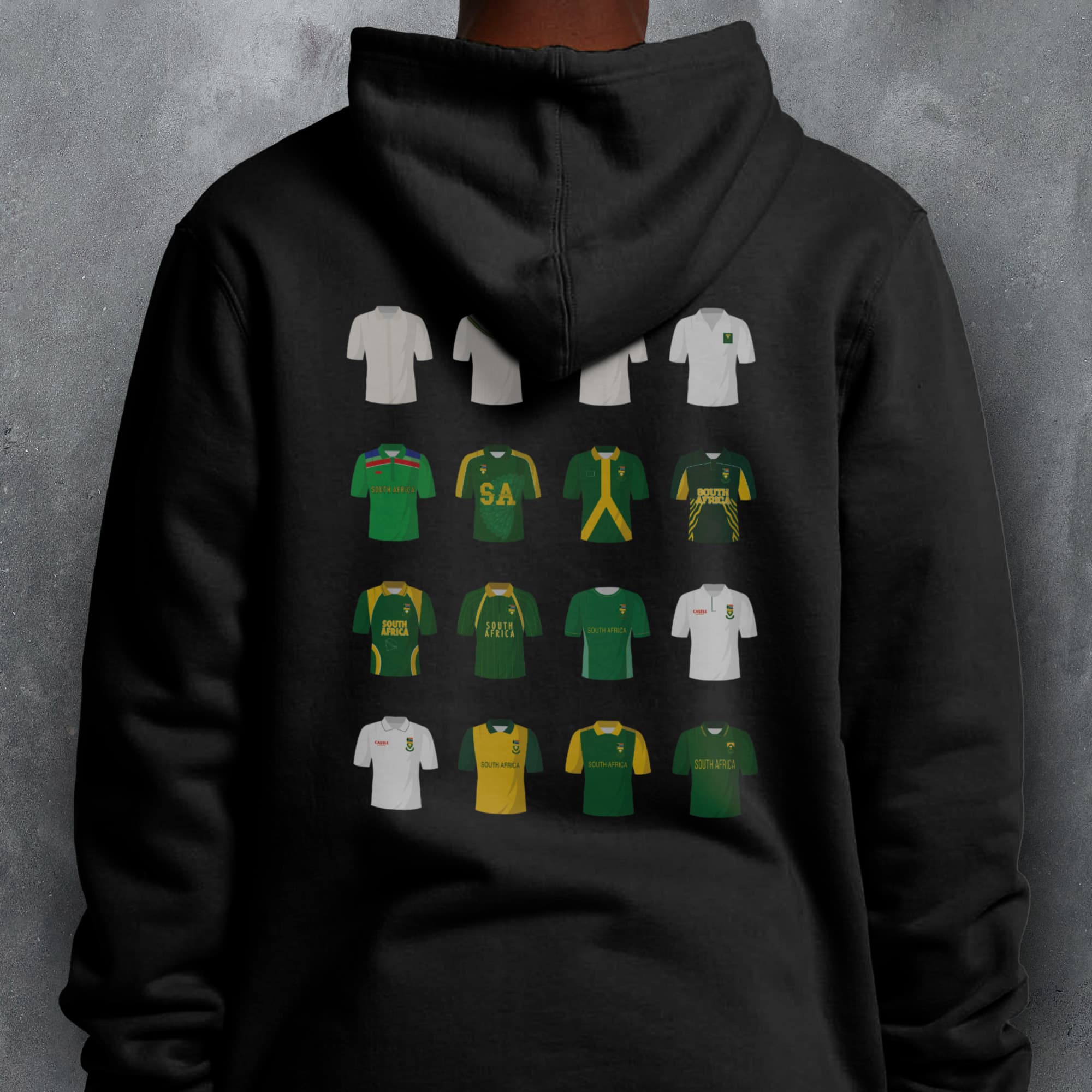 South Africa Cricket Classic Kits Hoodie