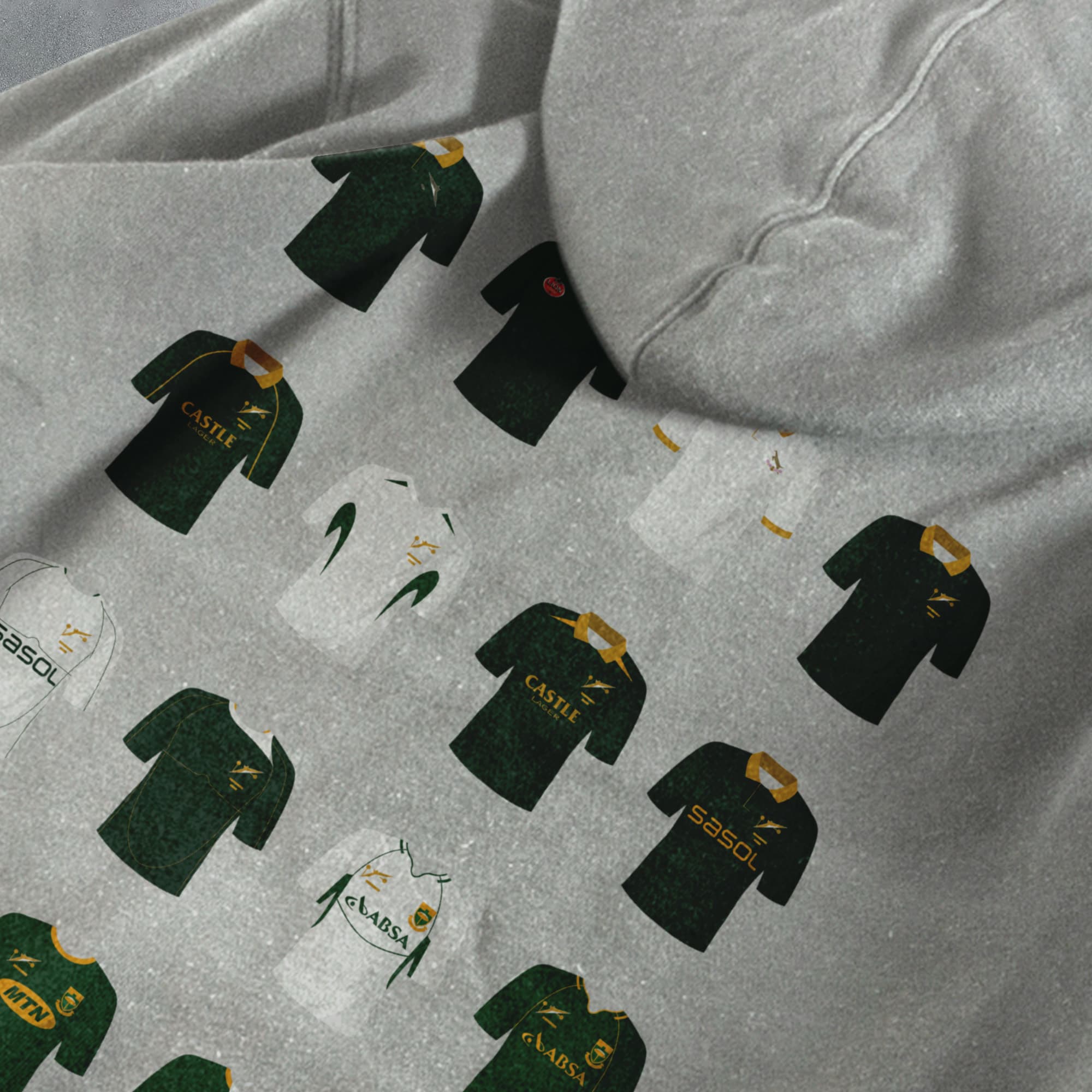 South Africa Rugby Union Classic Kits Hoodie