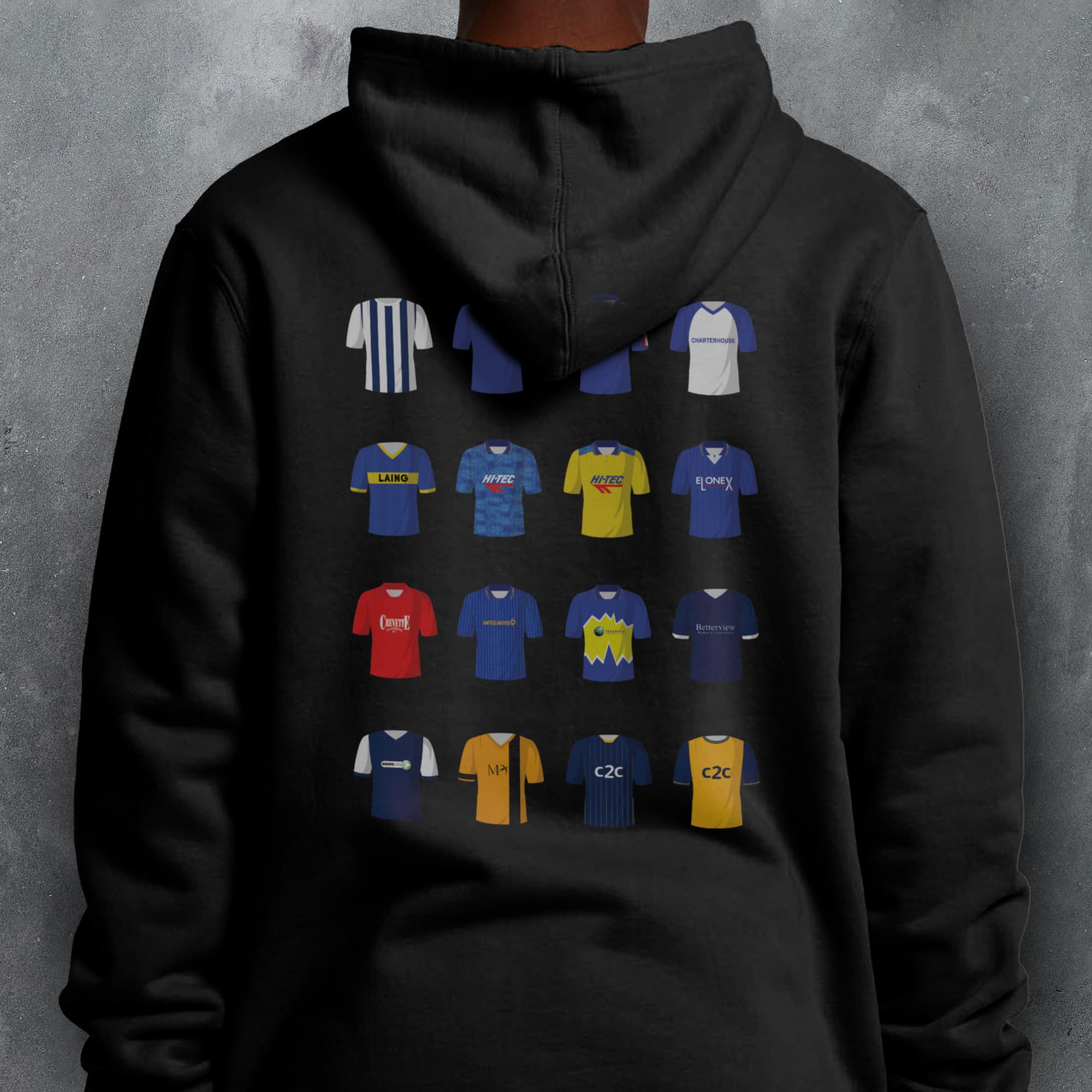Southend Classic Kits Football Hoodie