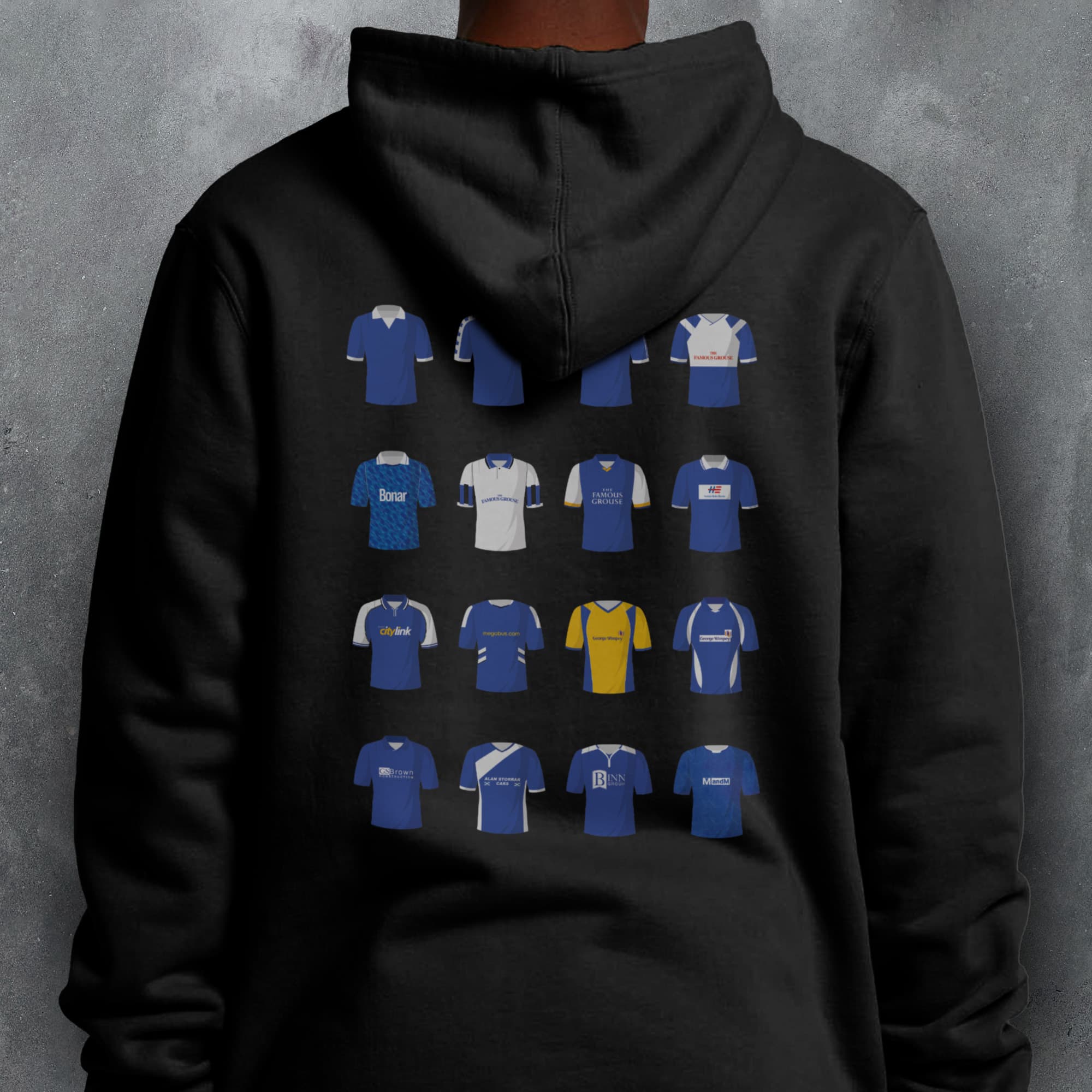 St Johnstone Classic Kits Football Hoodie