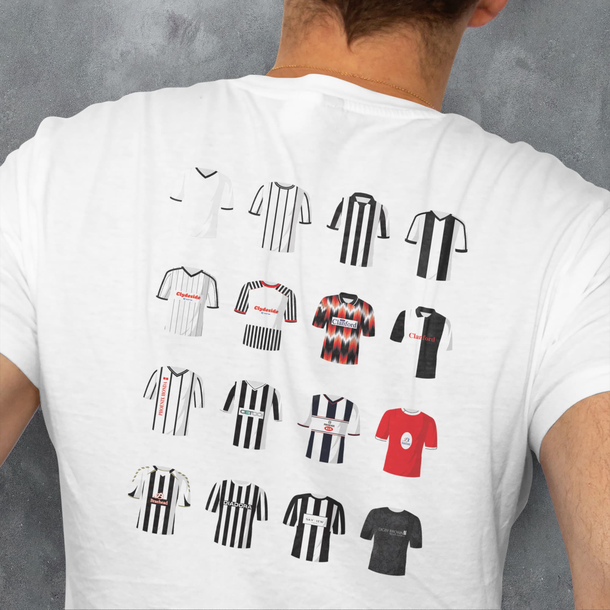 St Mirren Classic Kits Football T-Shirt