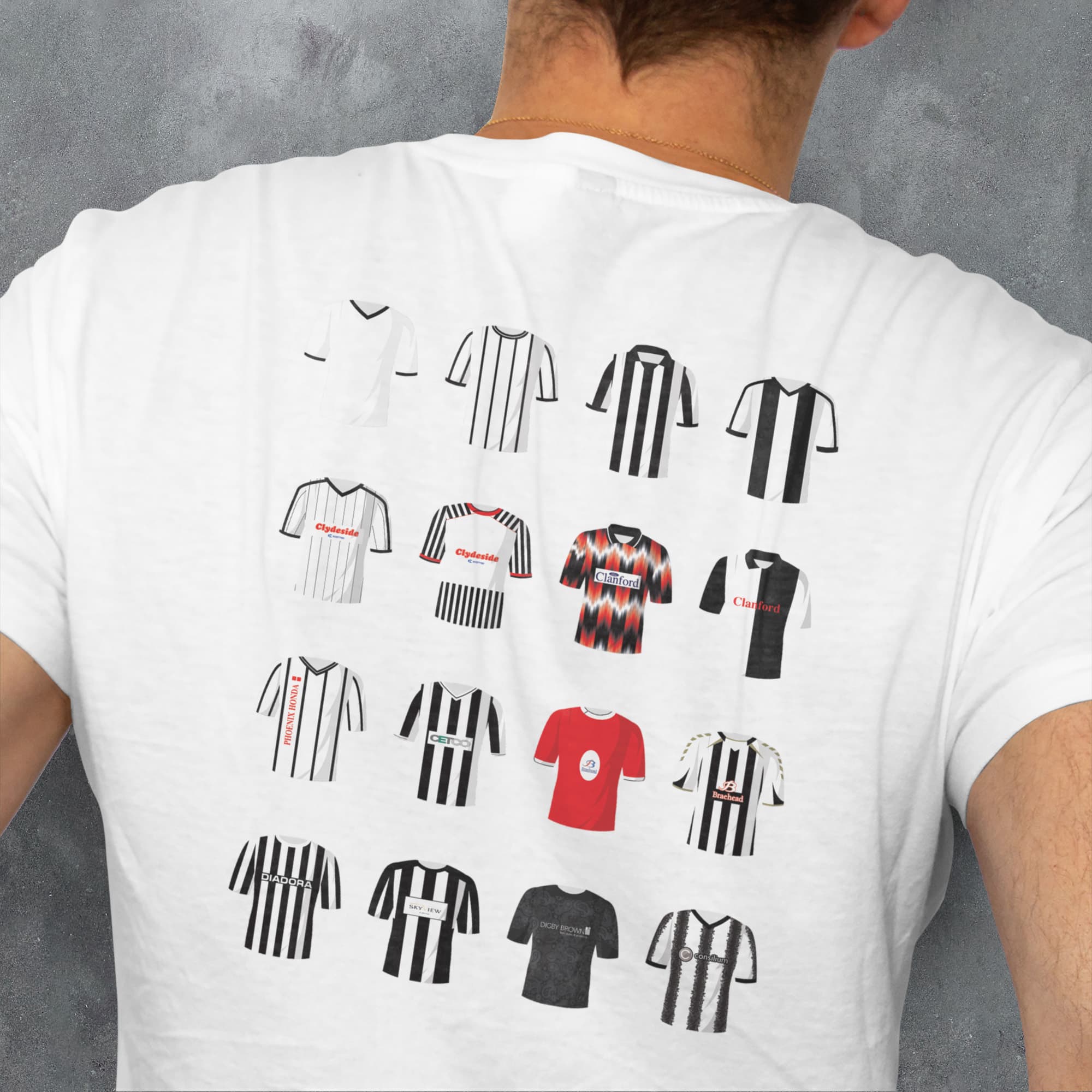 St Mirren Classic Kits Football T-Shirt
