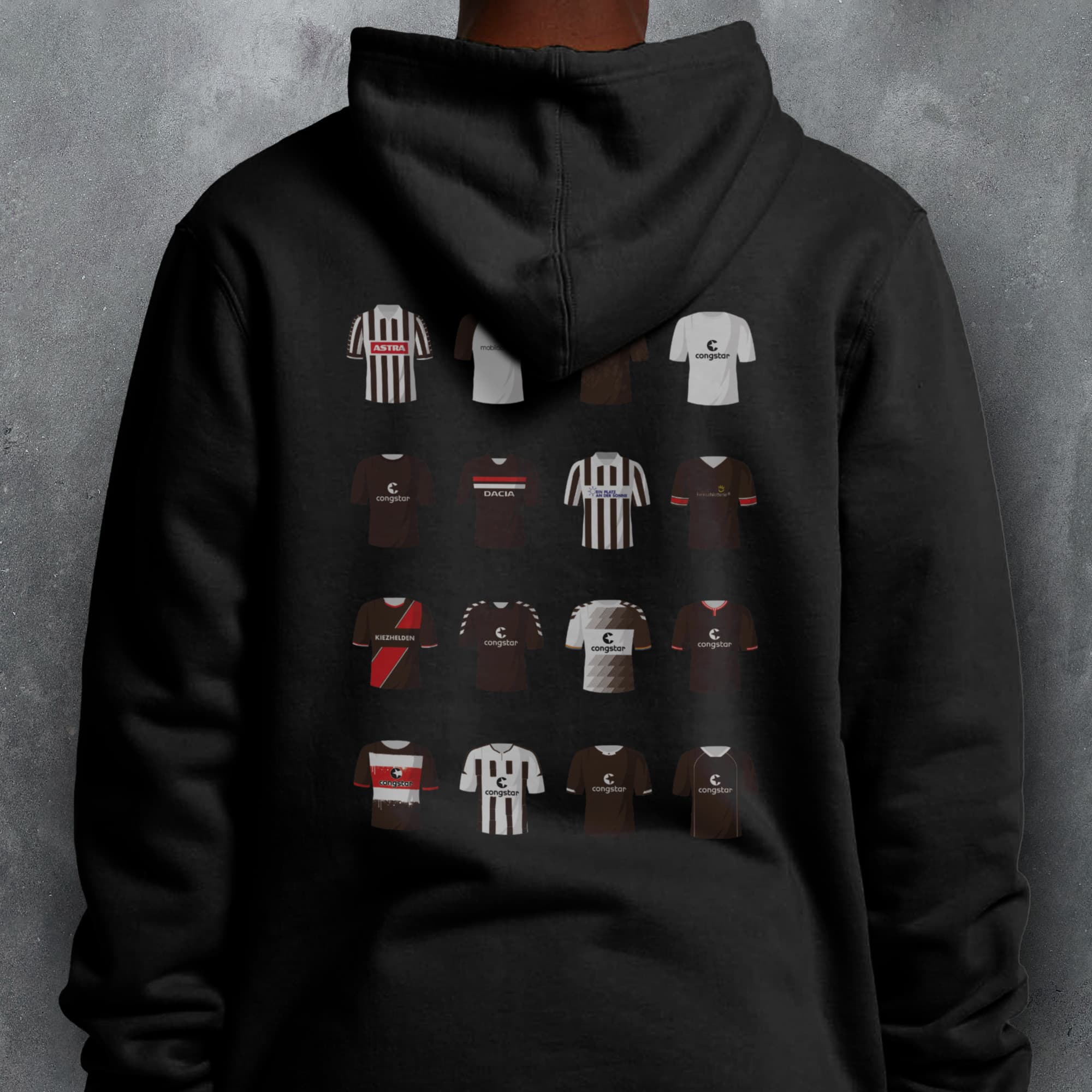 St Pauli Classic Kits Football Hoodie