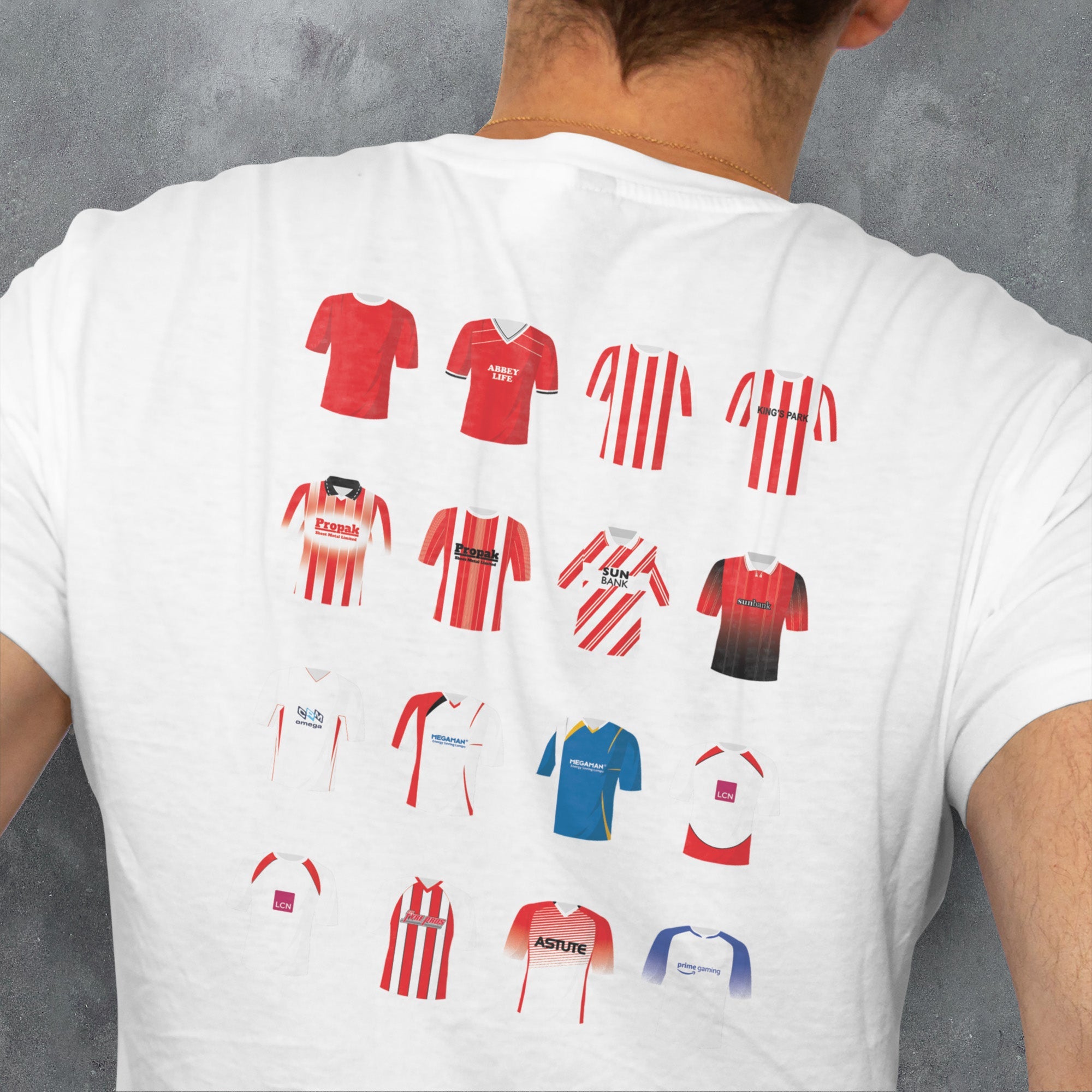 Stevenage Classic Kits Football T-Shirt