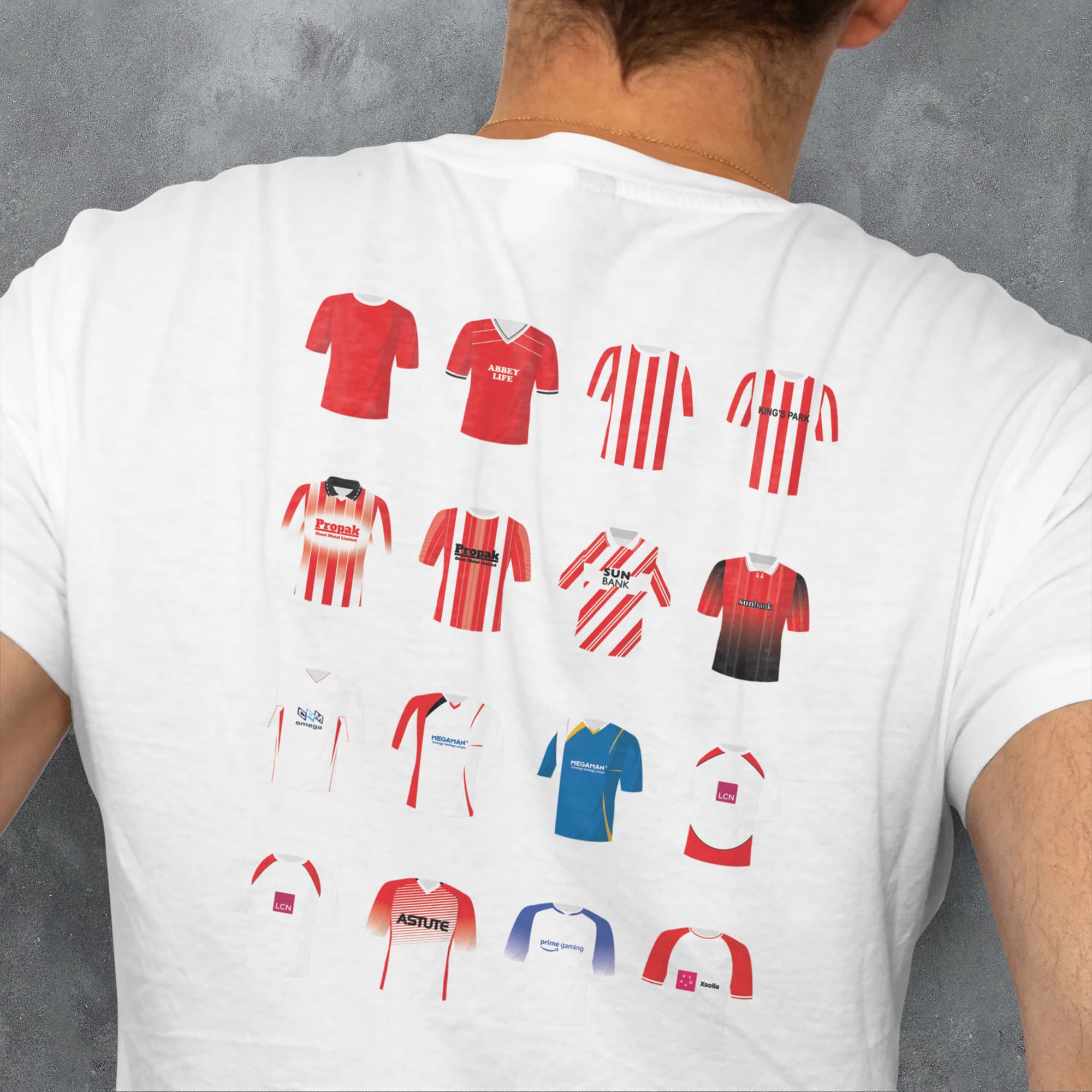 Stevenage Classic Kits Football T-Shirt