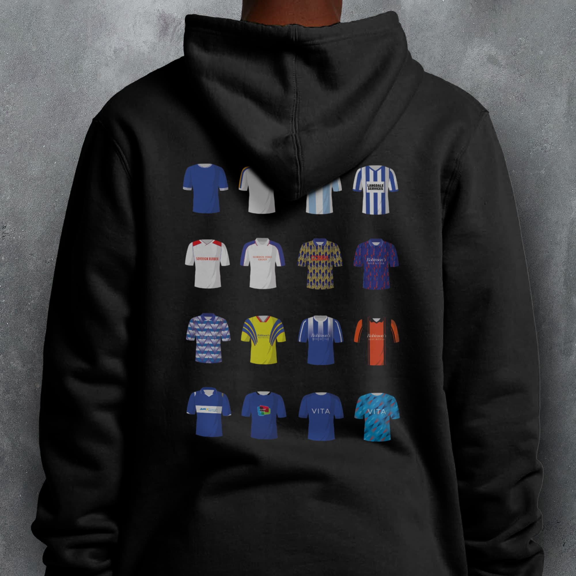 Stockport Classic Kits Football Hoodie