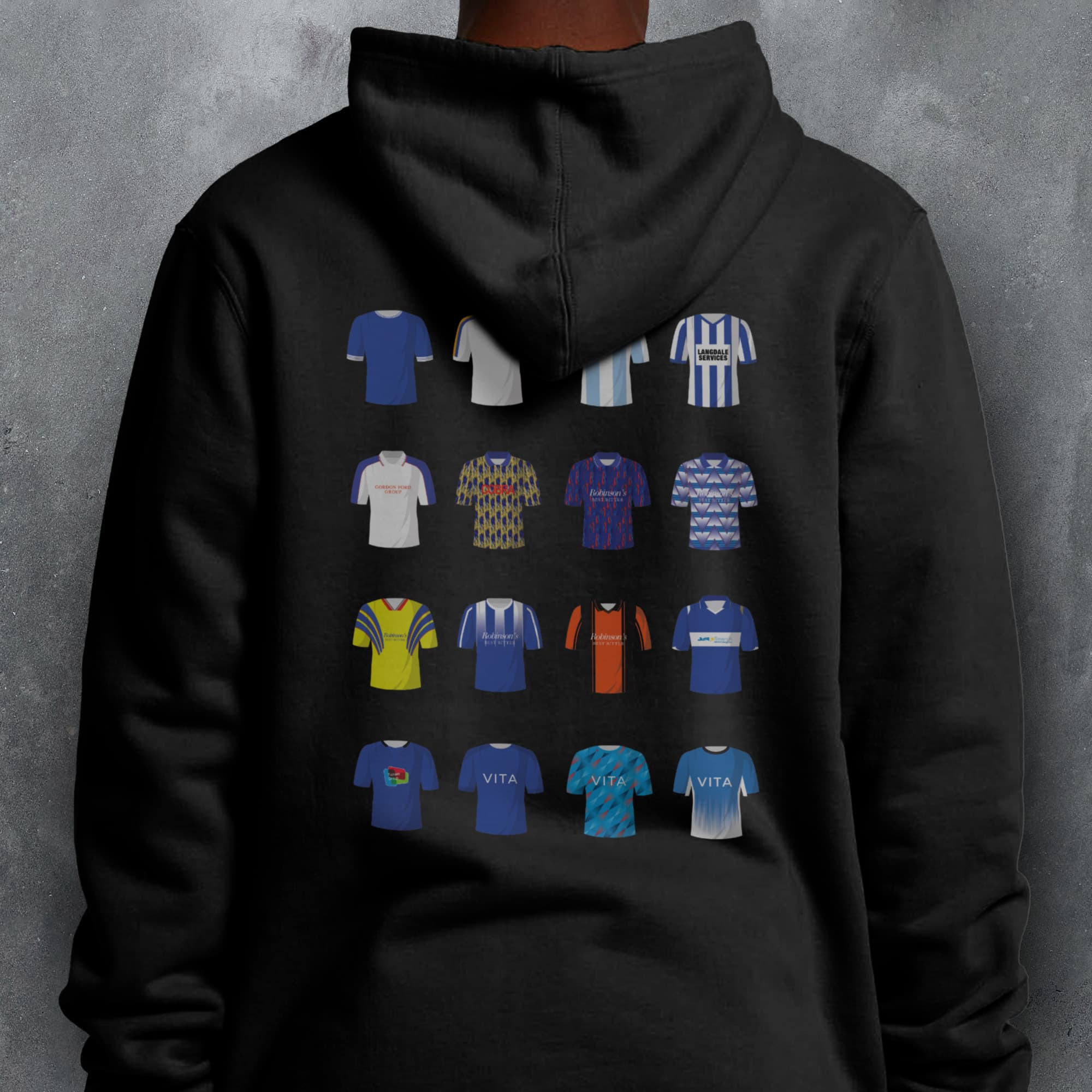 Stockport Classic Kits Football Hoodie