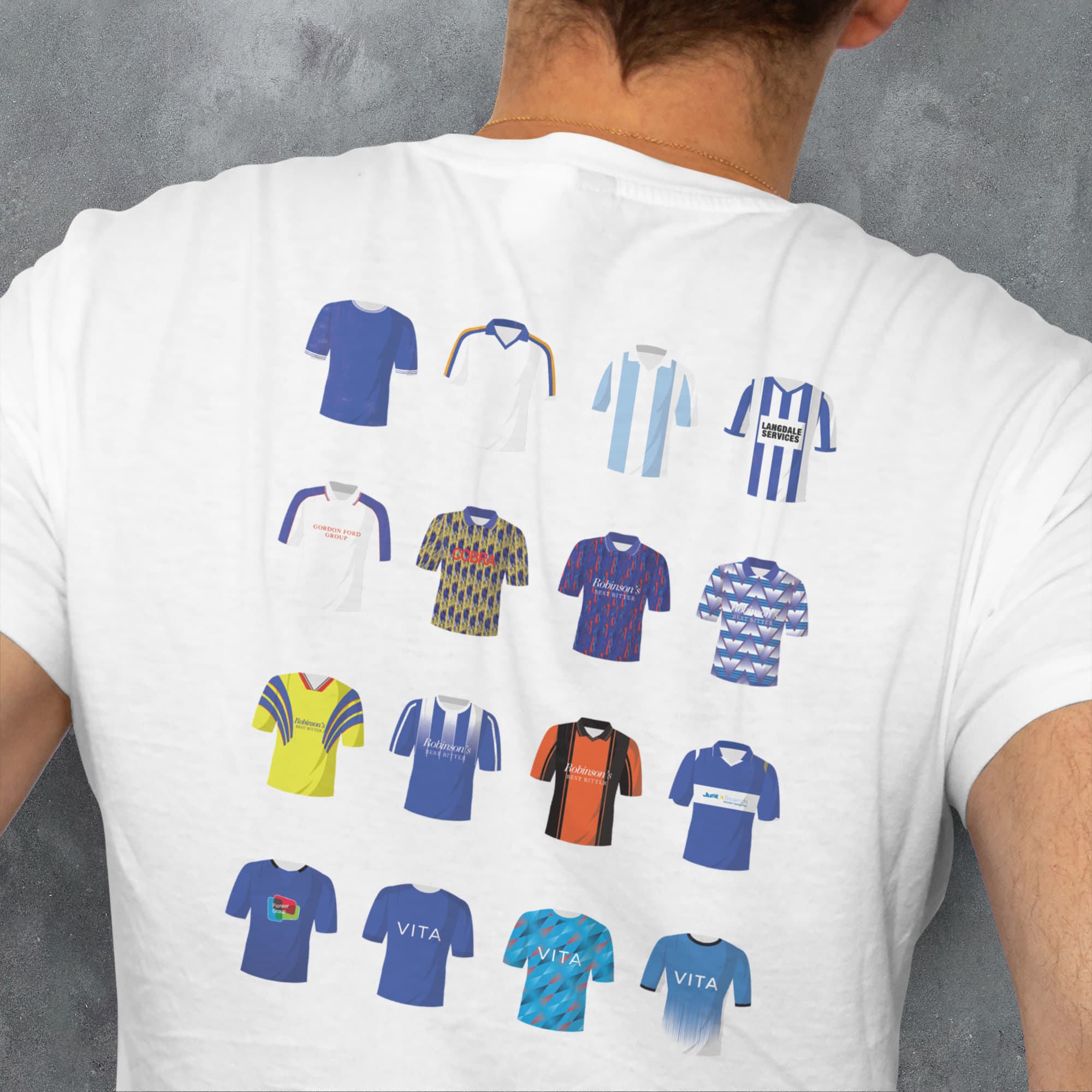 Stockport Classic Kits Football T-Shirt